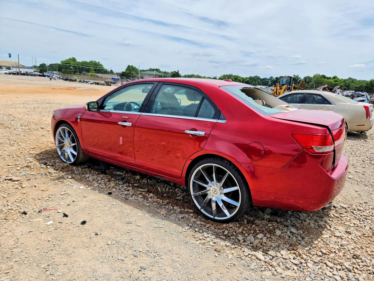 2010 Lincoln Mkz Red vin: 3LNHL2GC3AR647009