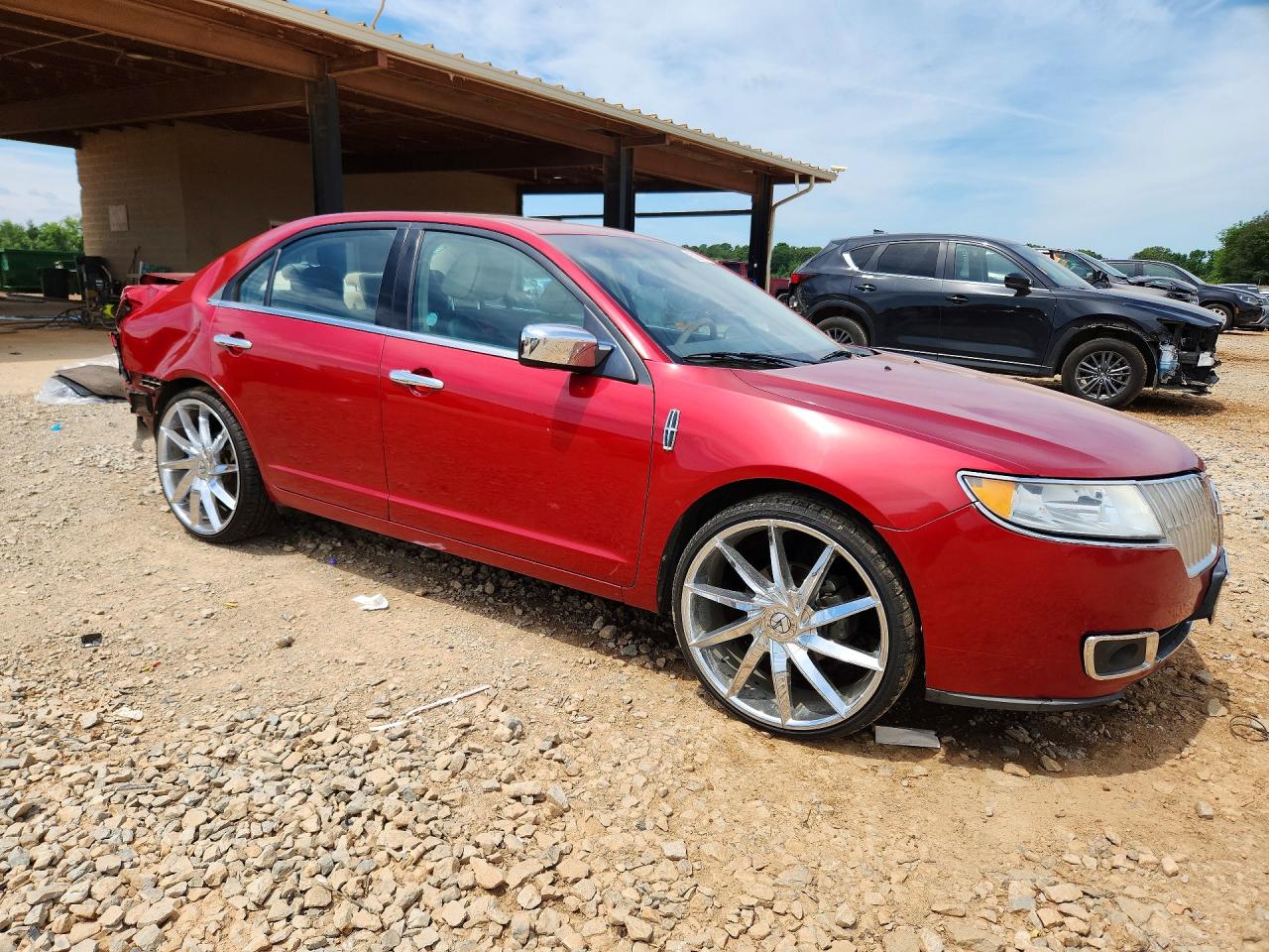 2010 Lincoln Mkz Red vin: 3LNHL2GC3AR647009