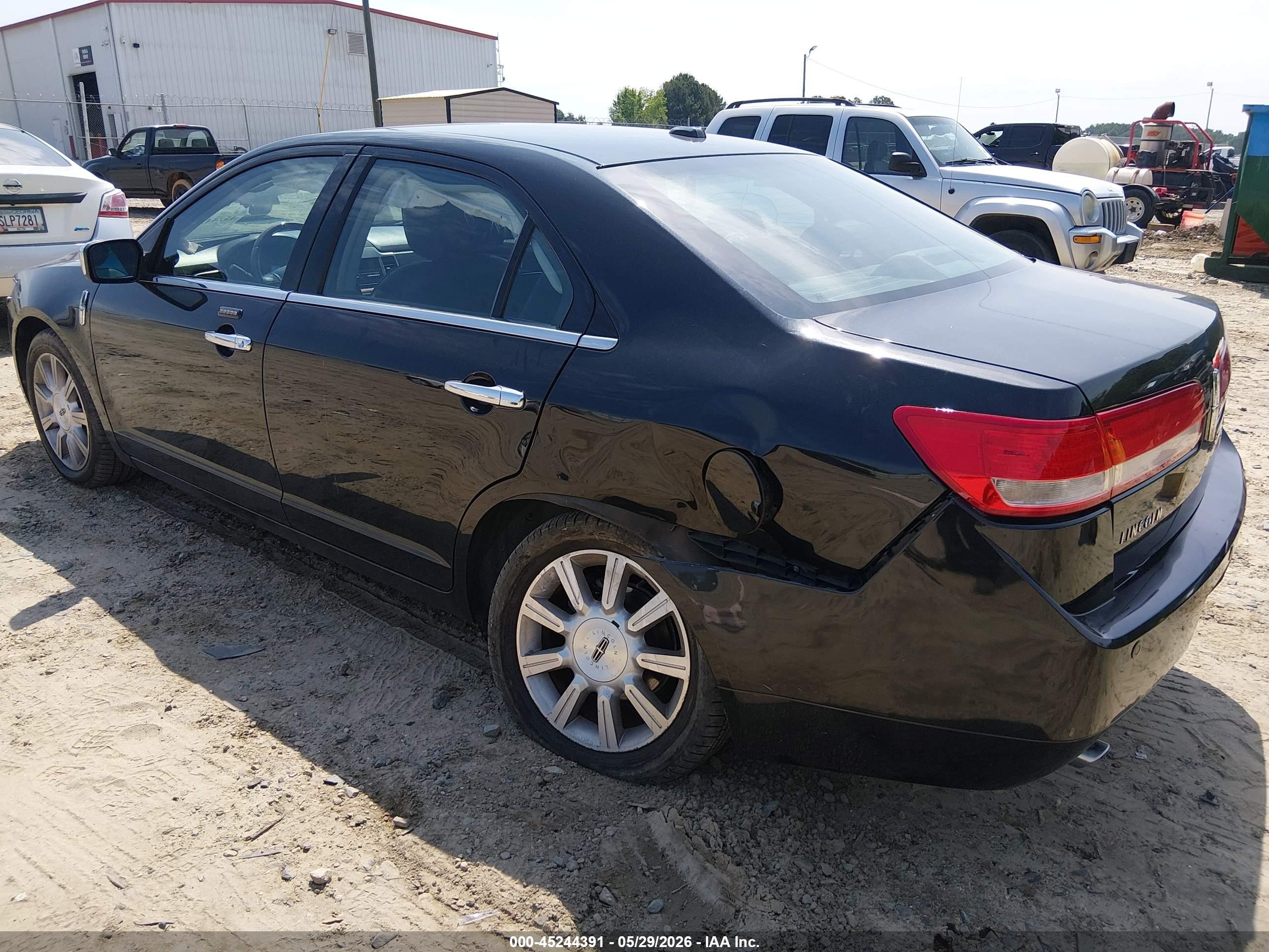 2010 Lincoln Mkz   Черный vin: 3LNHL2GC3AR651030