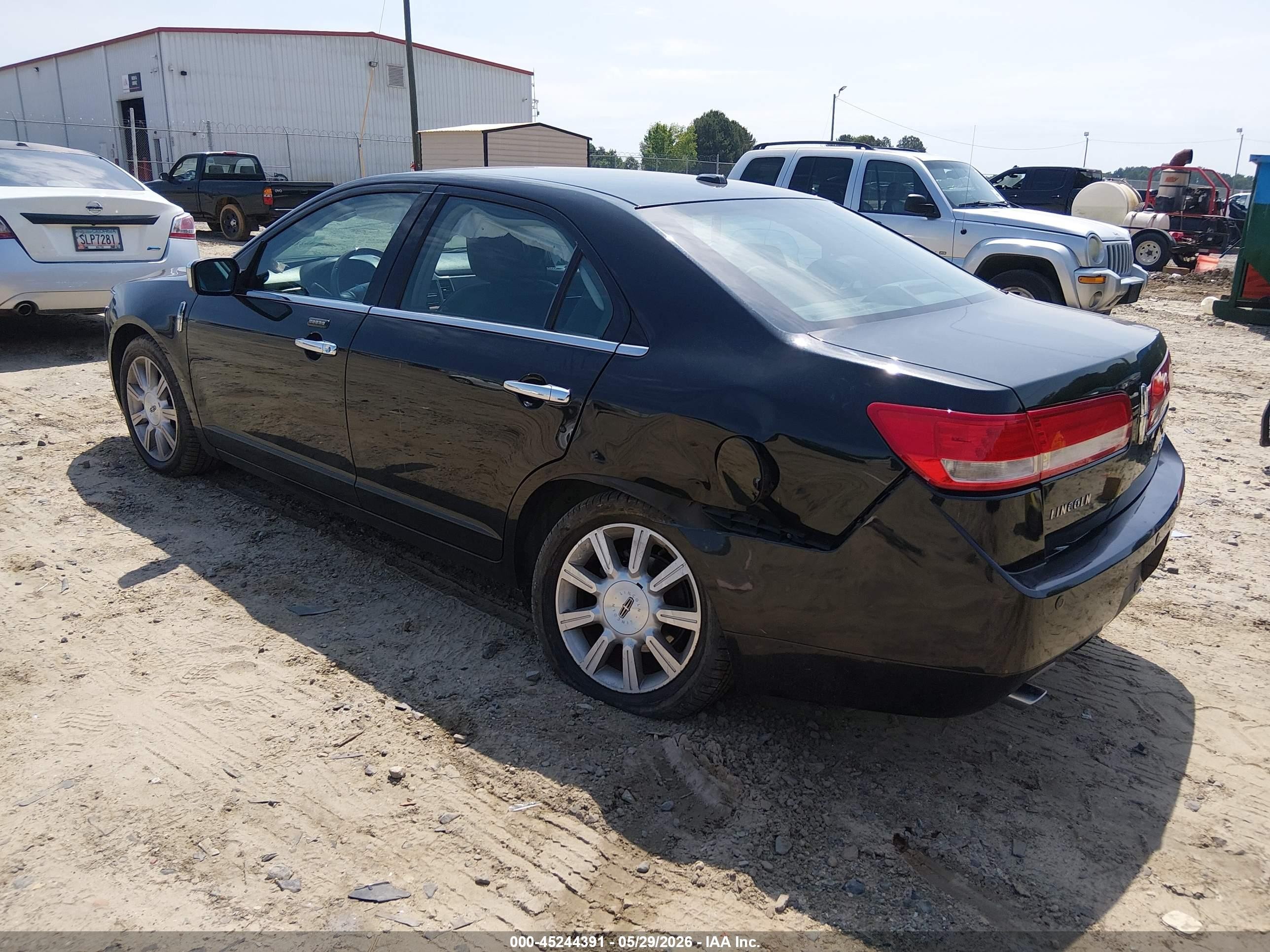 2010 Lincoln Mkz   Черный vin: 3LNHL2GC3AR651030