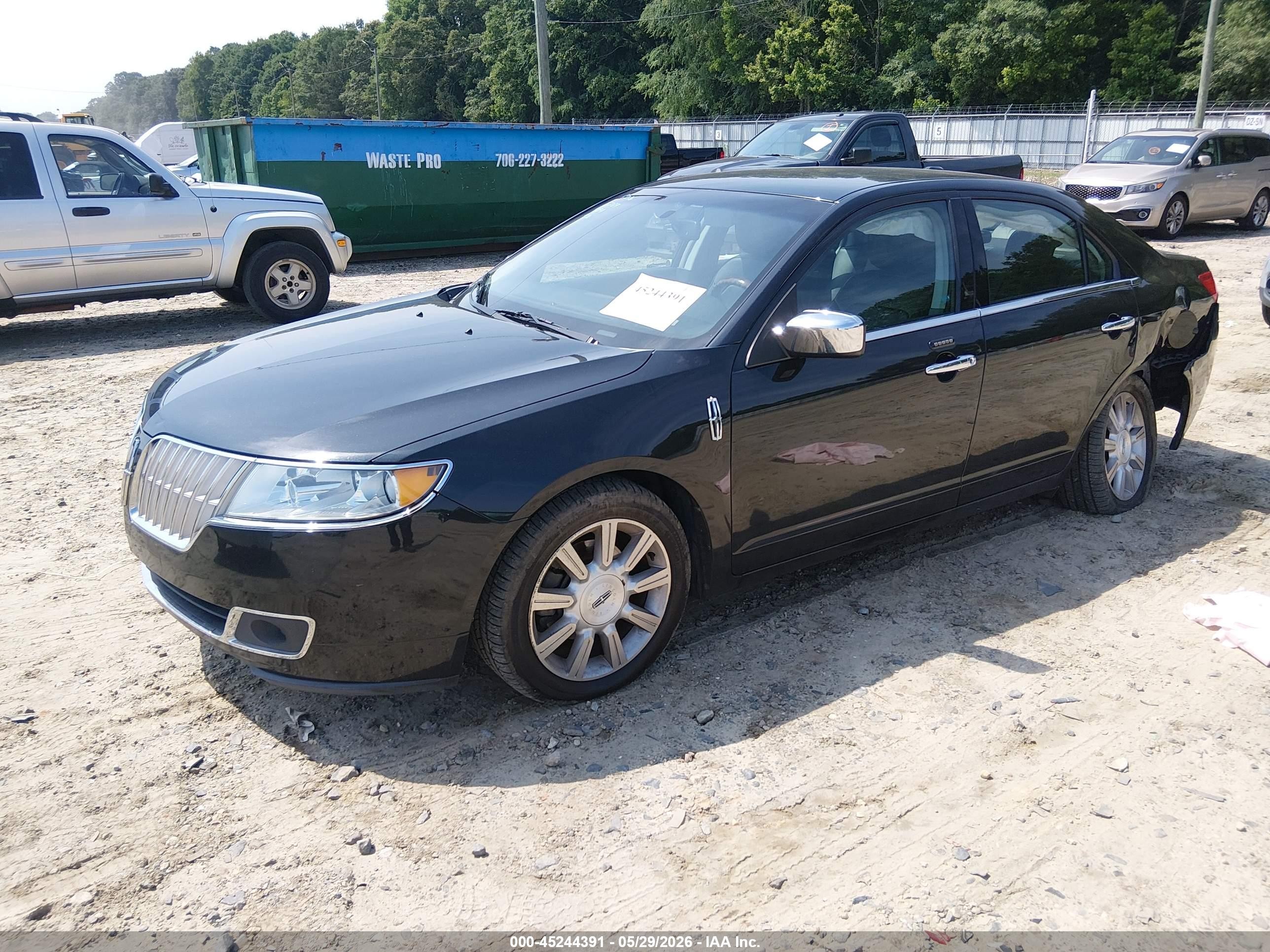 2010 Lincoln Mkz   Черный vin: 3LNHL2GC3AR651030