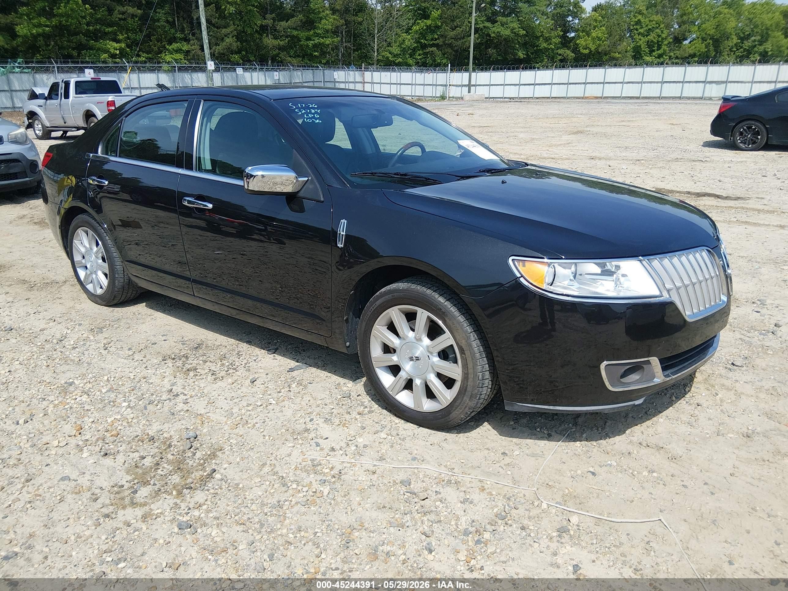 2010 Lincoln Mkz   Black vin: 3LNHL2GC3AR651030