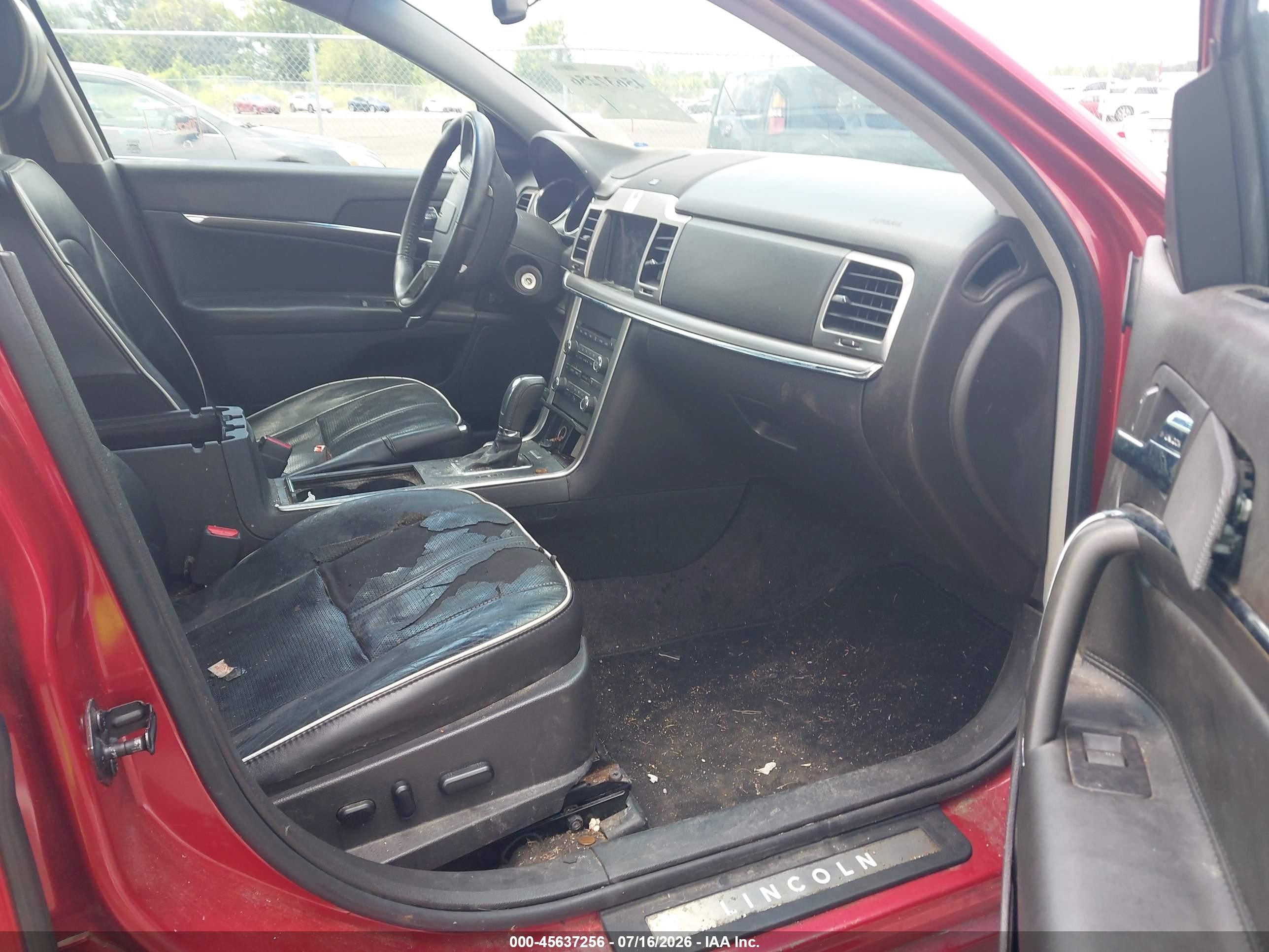 2011 Lincoln Mkz   Red vin: 3LNHL2GC3BR759357