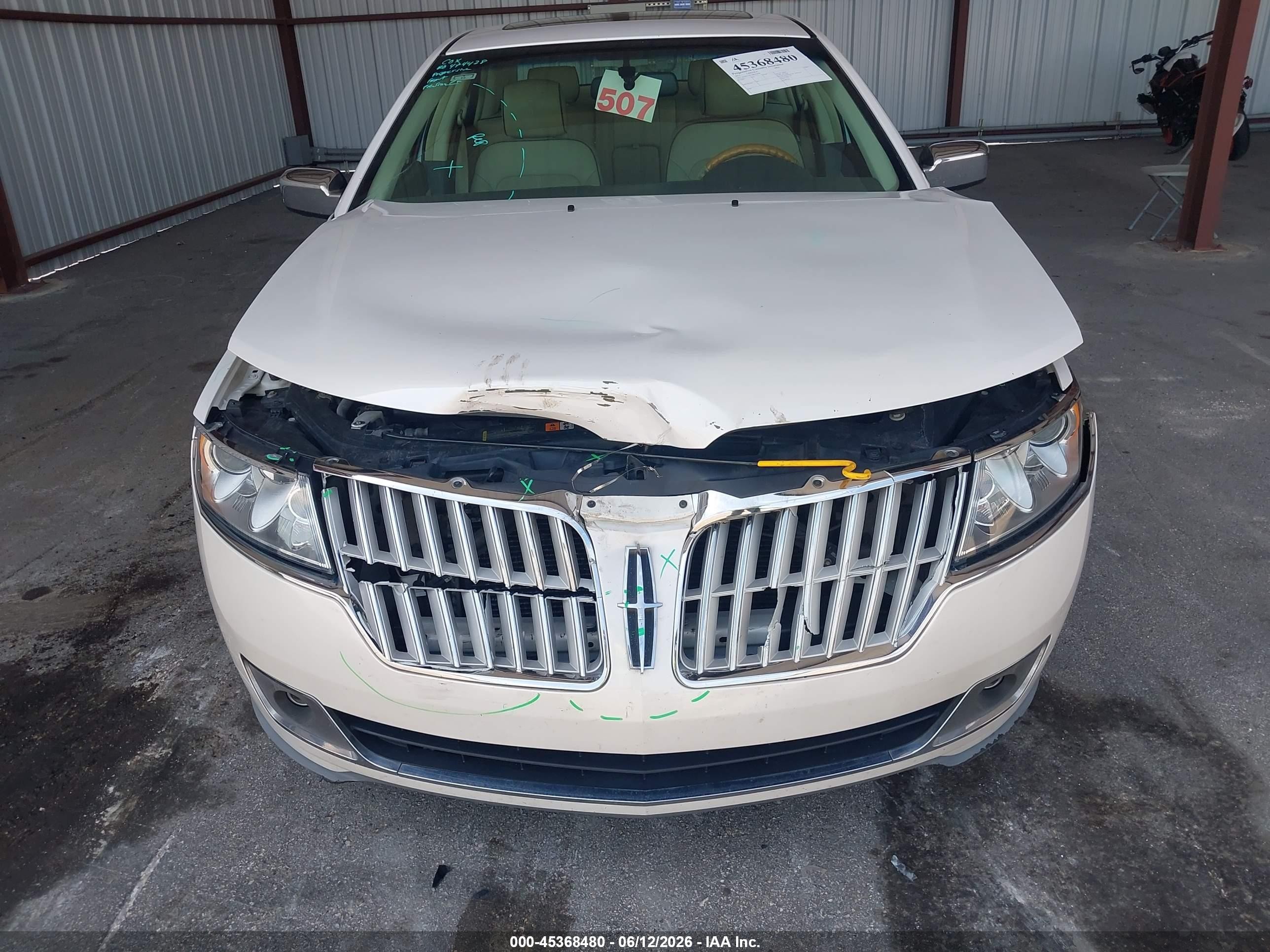 2011 Lincoln Mkz   Белый vin: 3LNHL2GC3BR764428