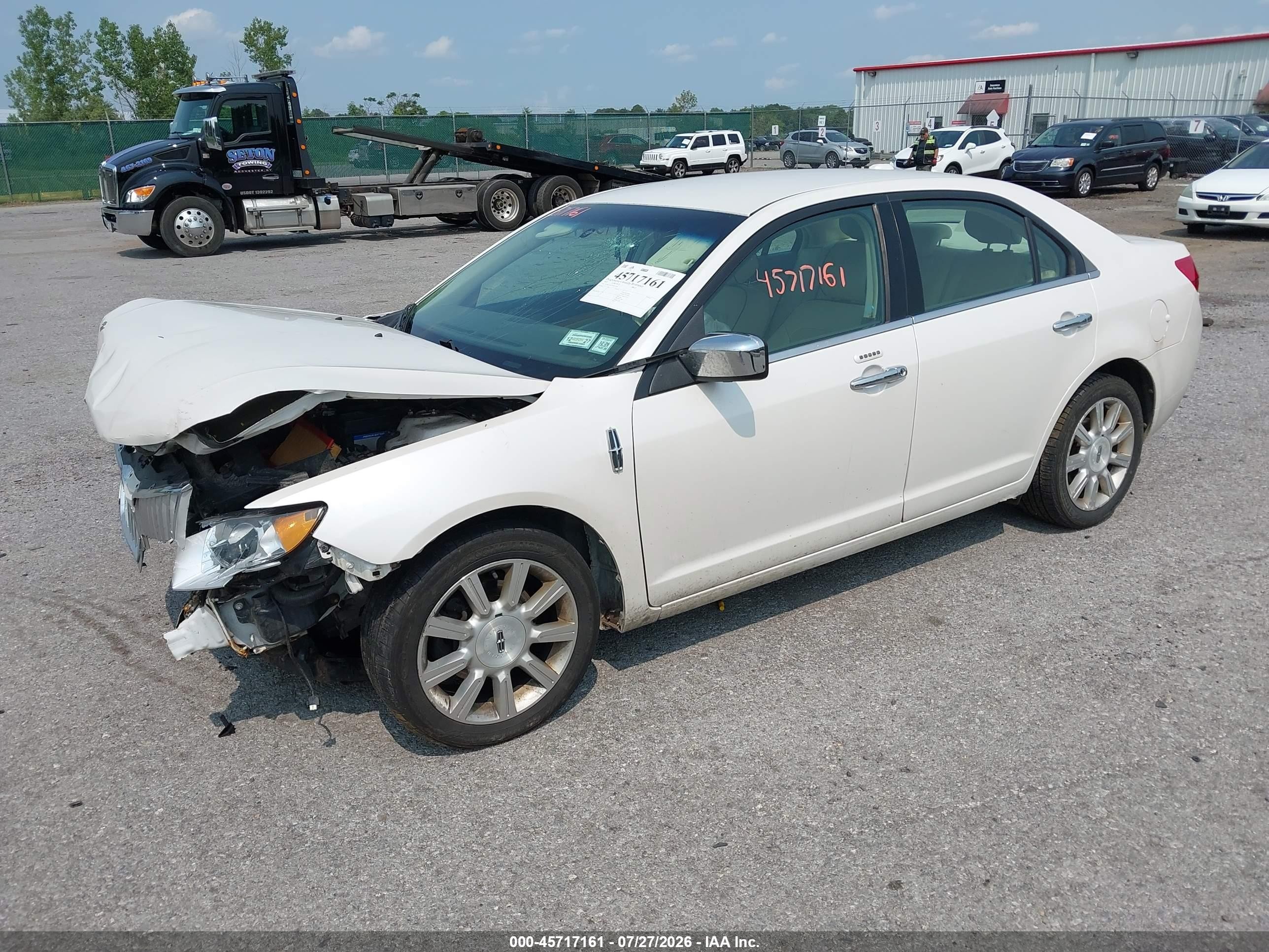 2012 Lincoln Mkz   White vin: 3LNHL2GC3CR811166