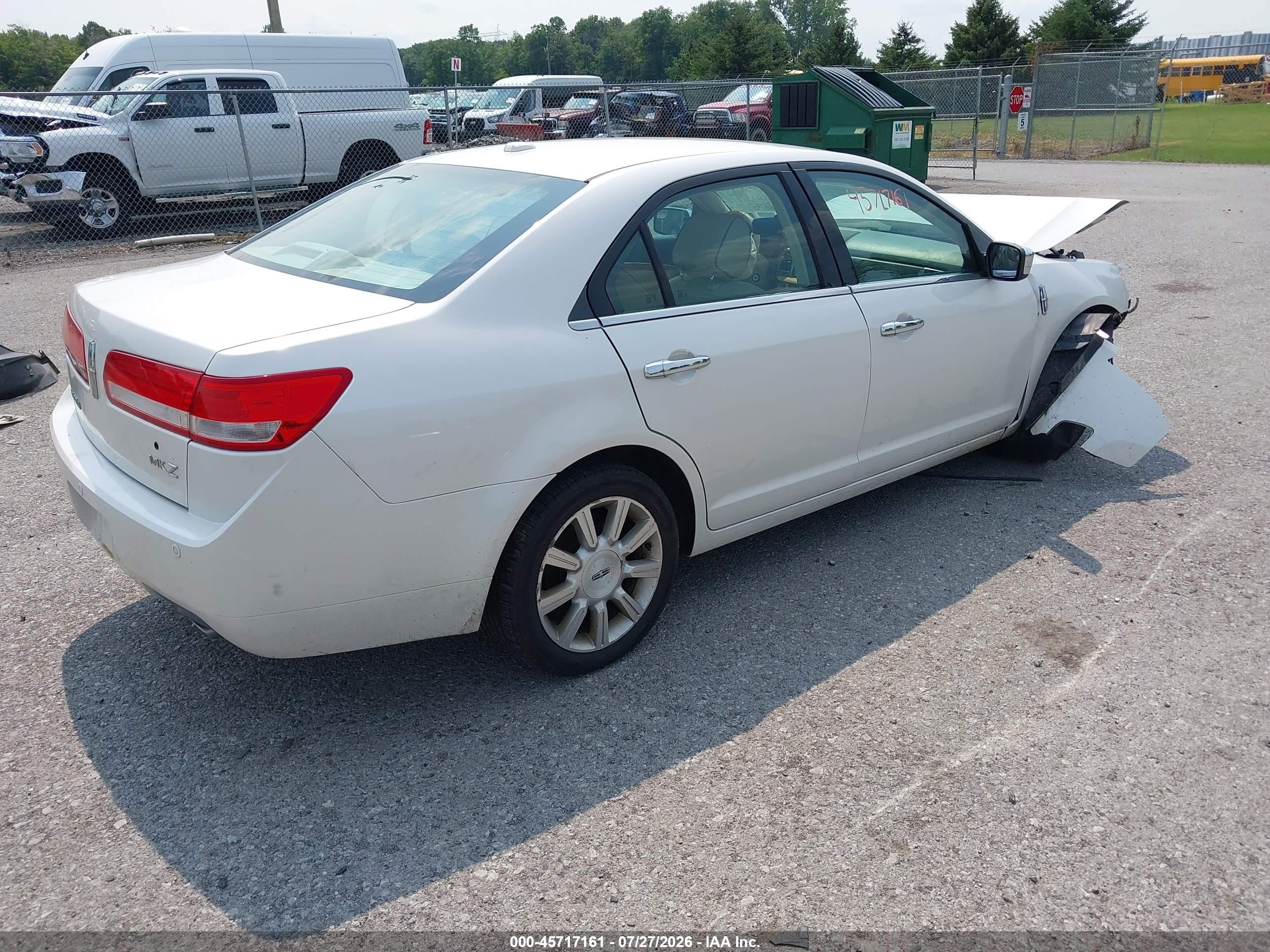 2012 Lincoln Mkz   White vin: 3LNHL2GC3CR811166