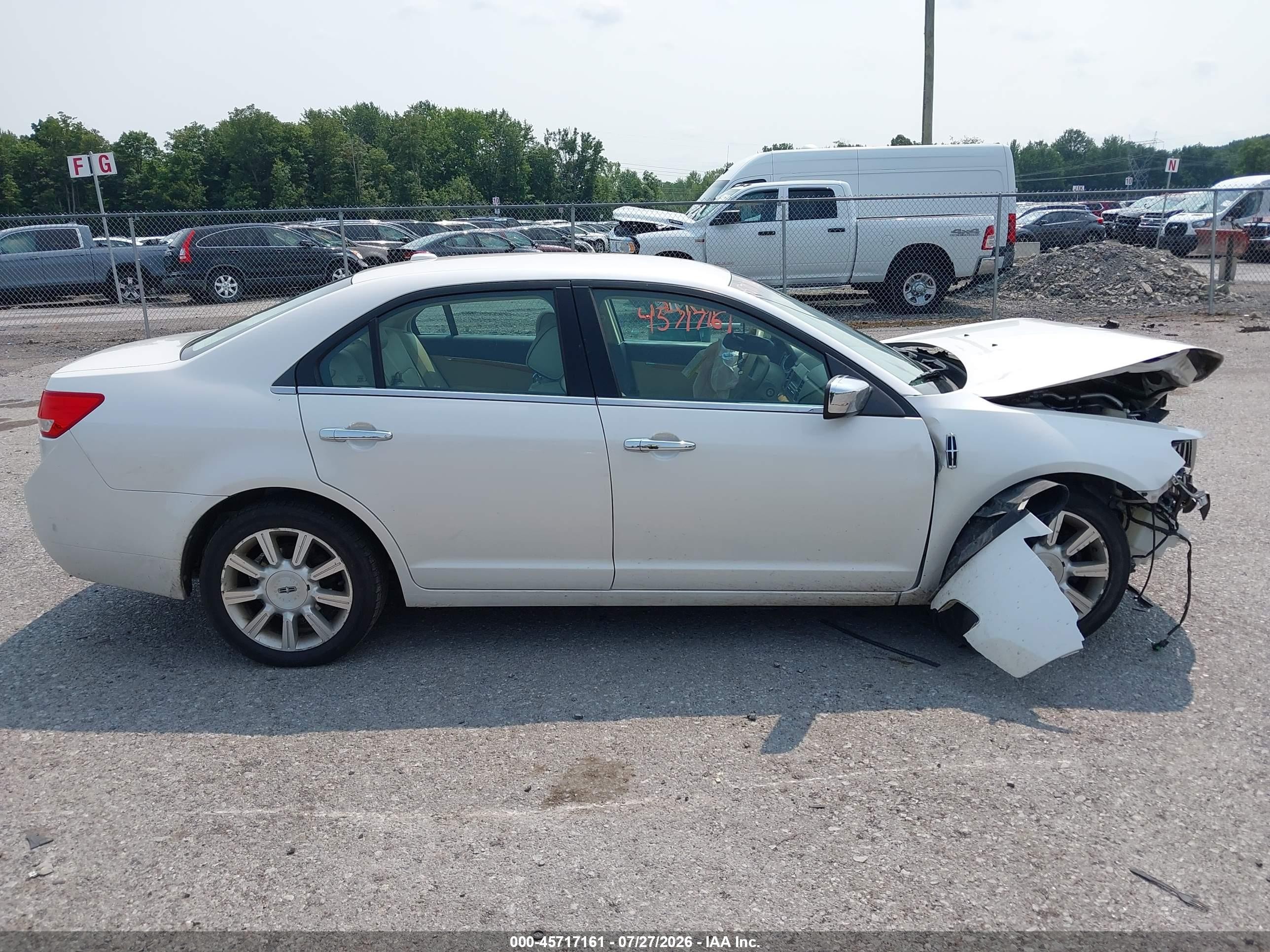 2012 Lincoln Mkz   White vin: 3LNHL2GC3CR811166