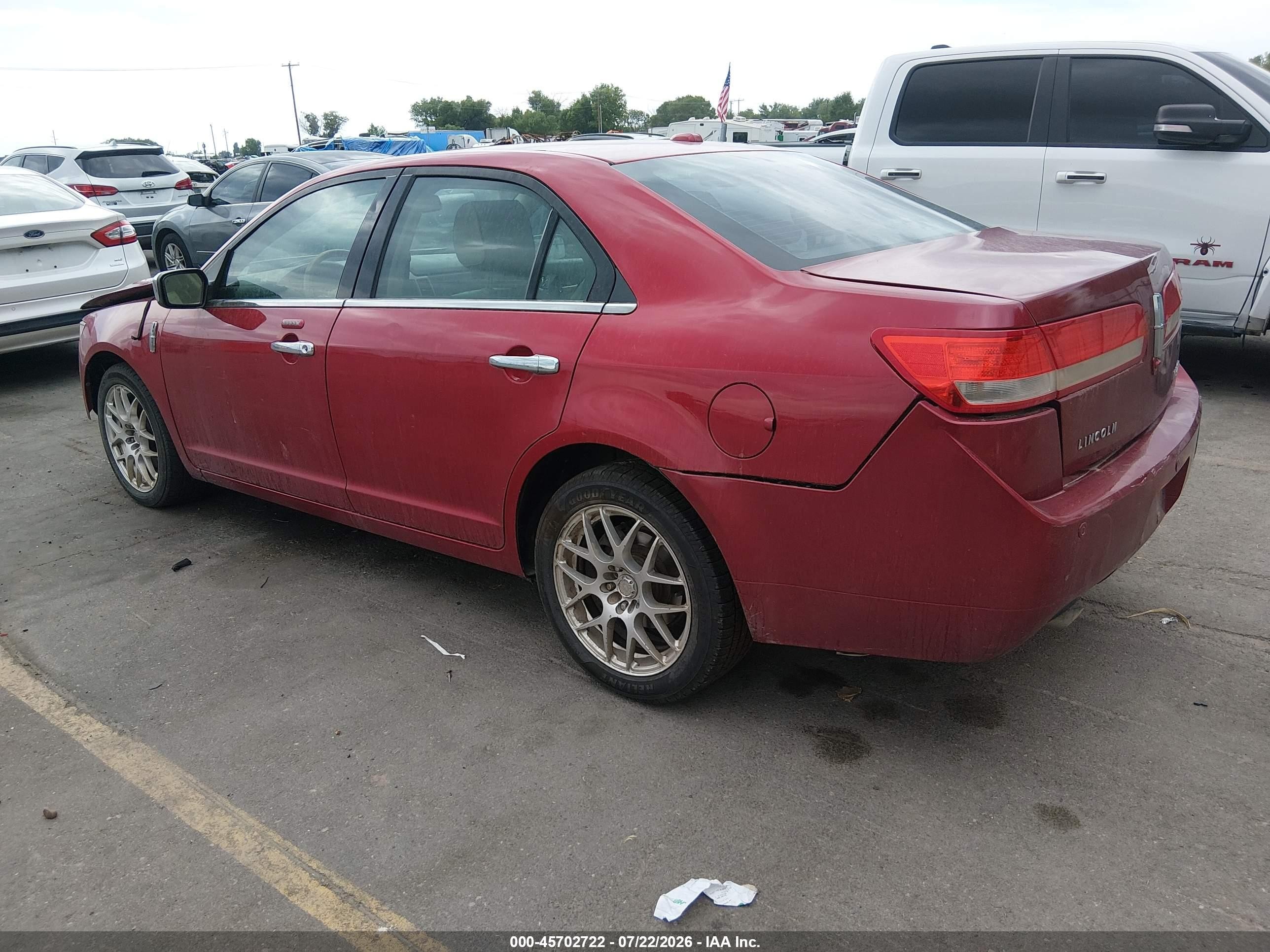 2012 Lincoln Mkz   Red vin: 3LNHL2GC3CR817291