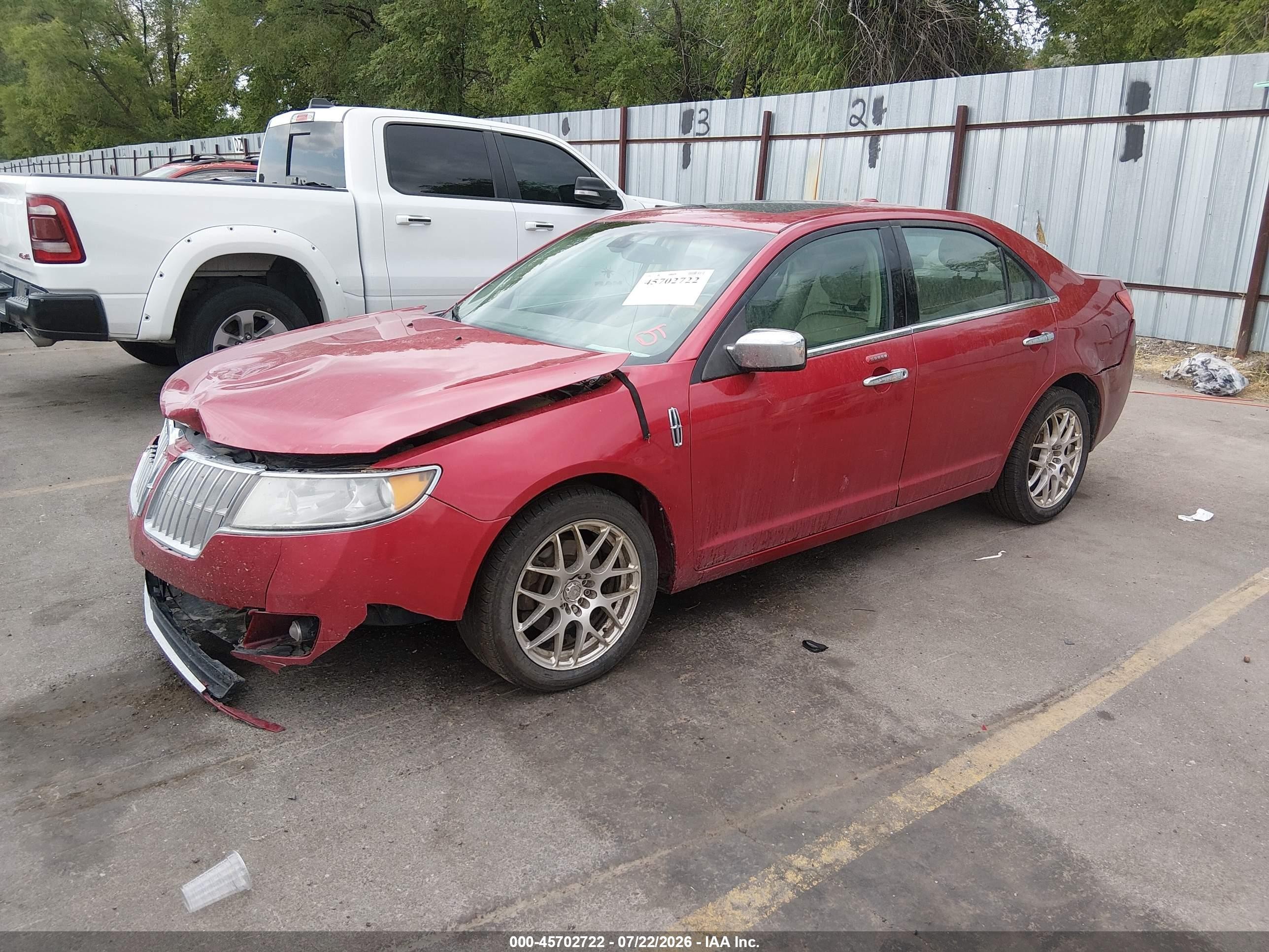 2012 Lincoln Mkz   Red vin: 3LNHL2GC3CR817291