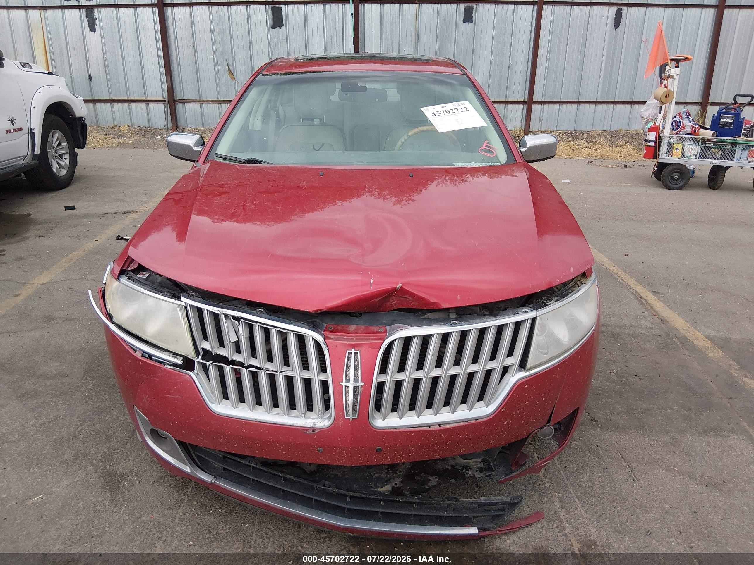 2012 Lincoln Mkz   Red vin: 3LNHL2GC3CR817291