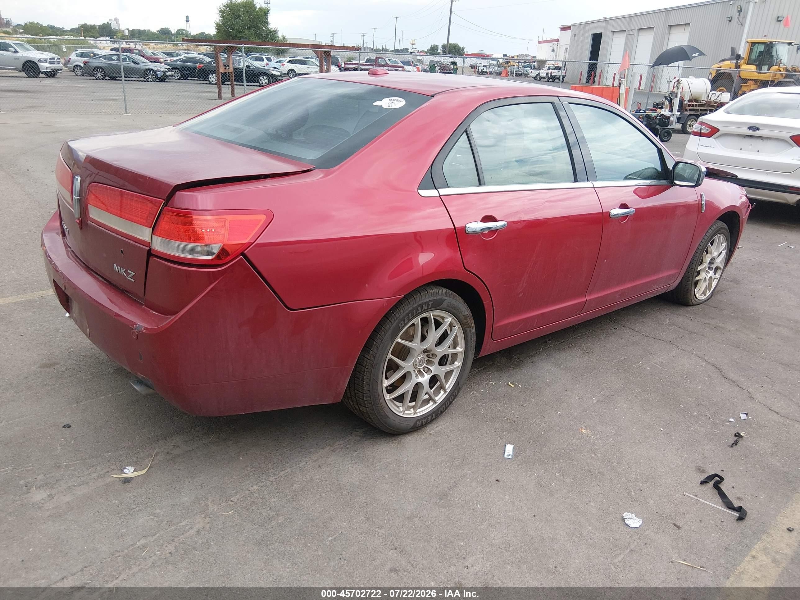 2012 Lincoln Mkz   Red vin: 3LNHL2GC3CR817291