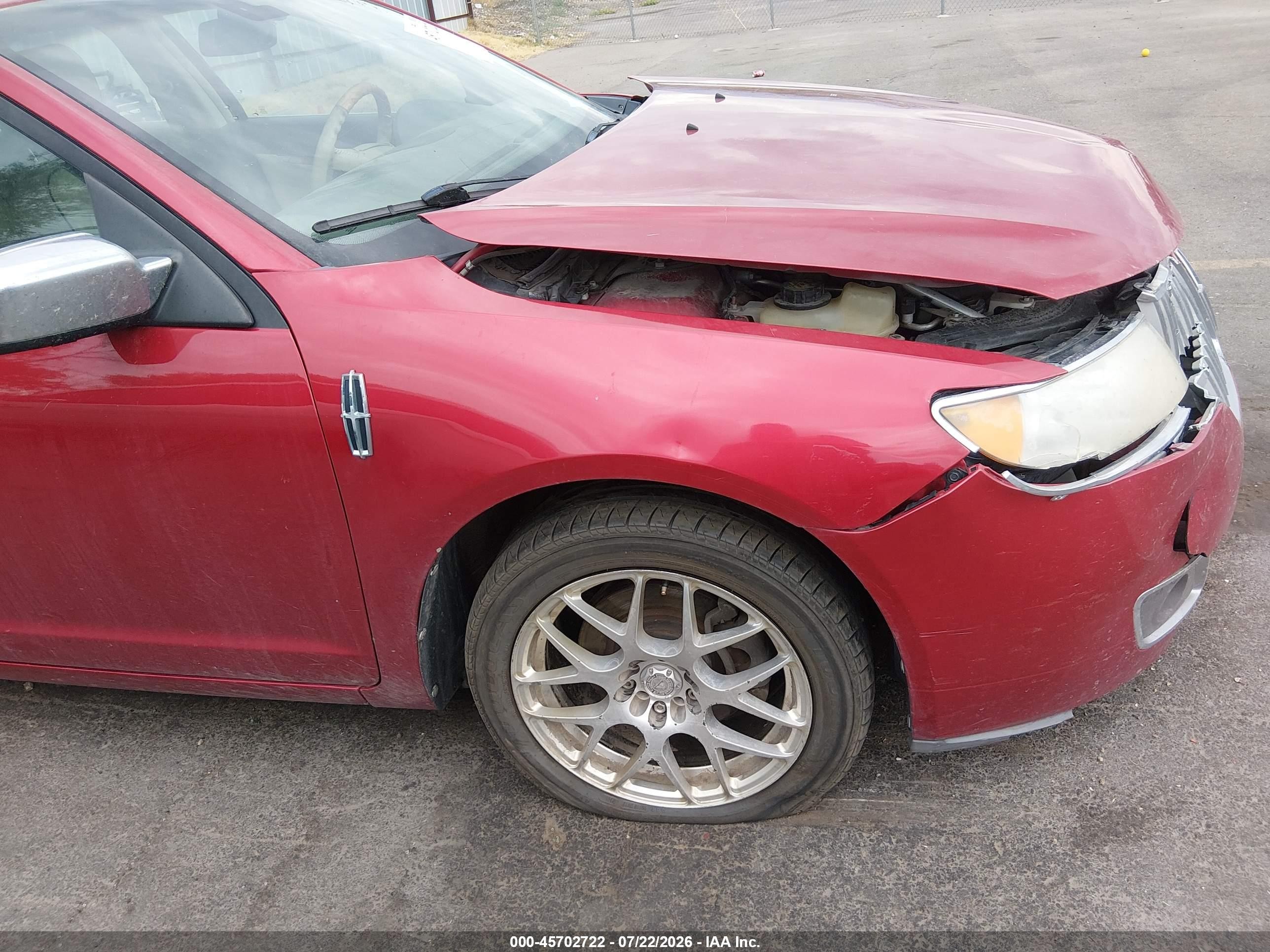 2012 Lincoln Mkz   Red vin: 3LNHL2GC3CR817291