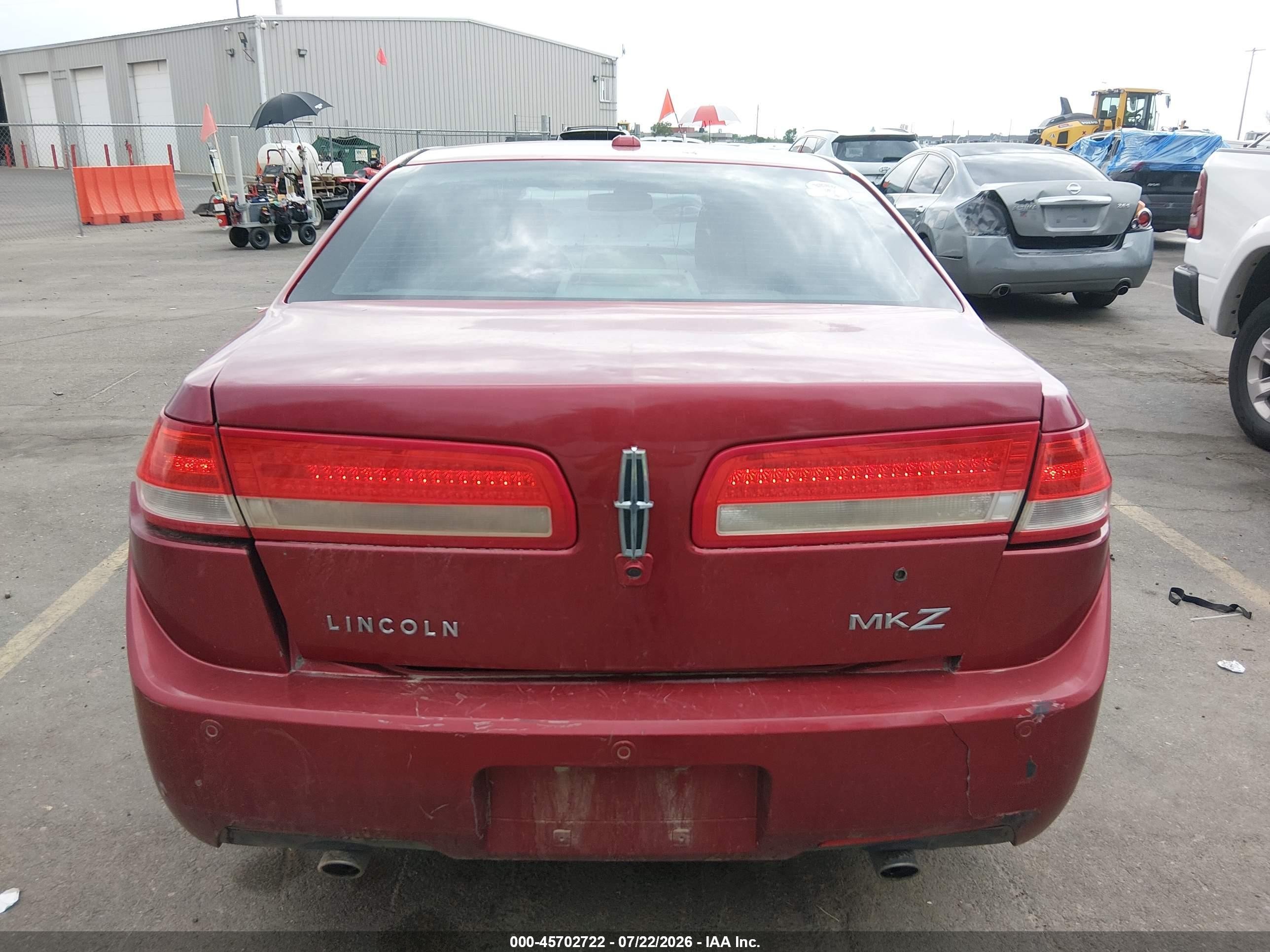 2012 Lincoln Mkz   Red vin: 3LNHL2GC3CR817291
