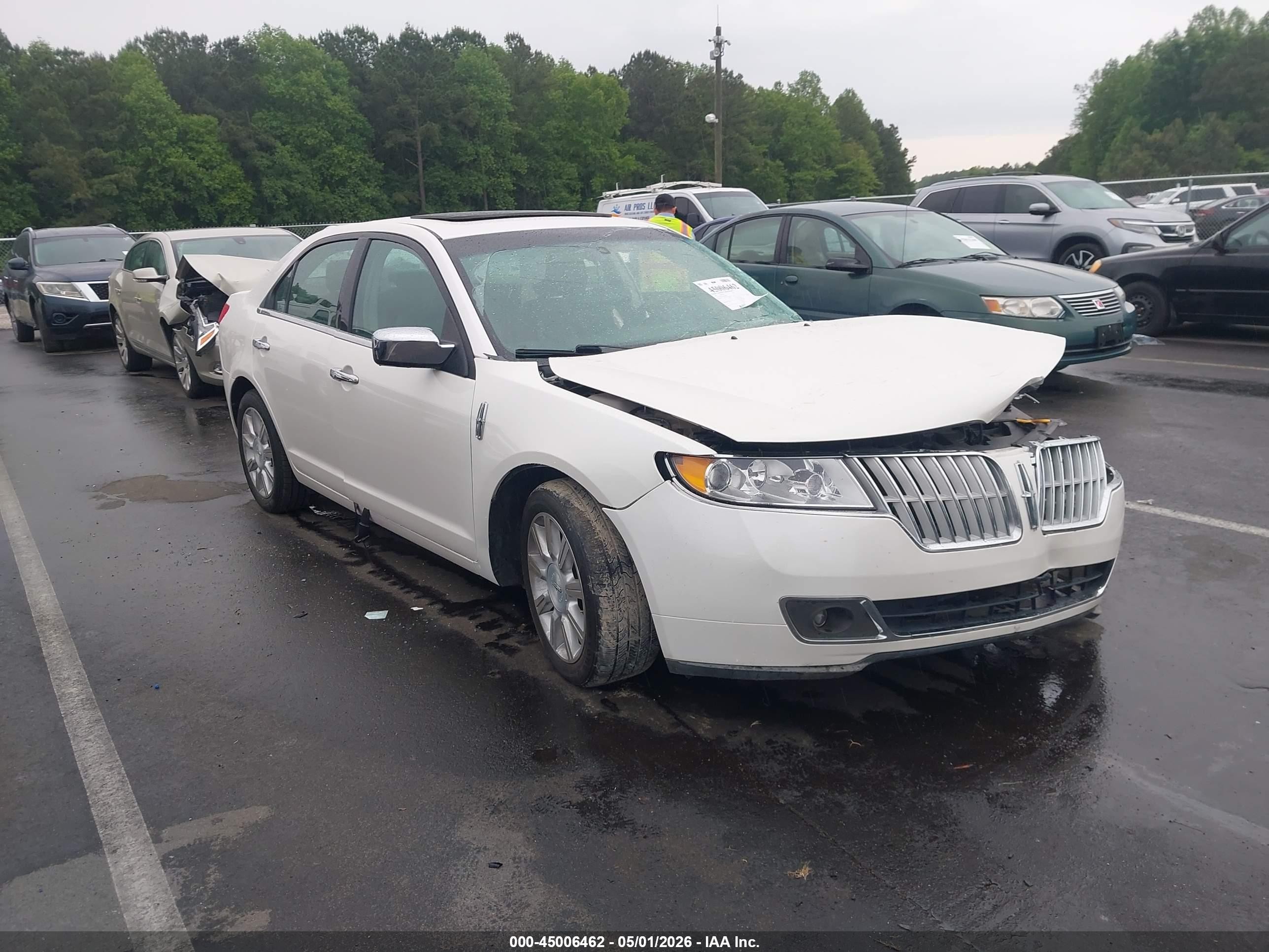 2012 Lincoln Mkz   White vin: 3LNHL2GC3CR824497