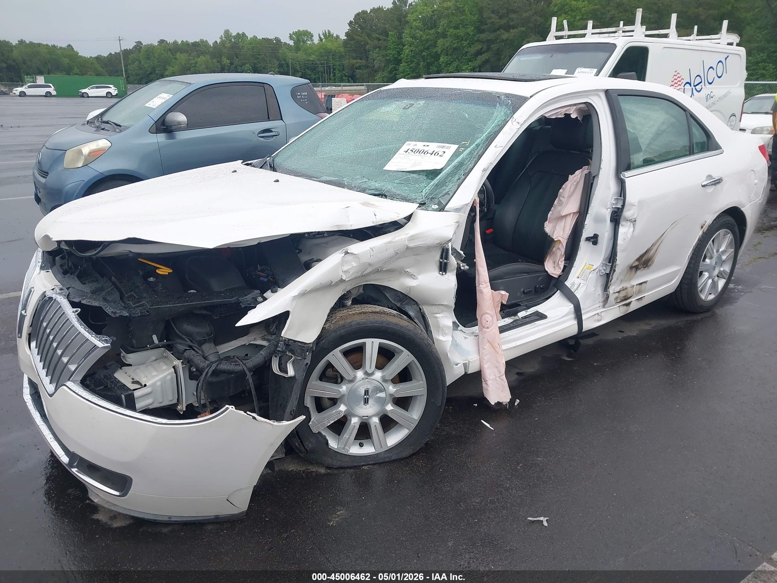 2012 Lincoln Mkz   White vin: 3LNHL2GC3CR824497