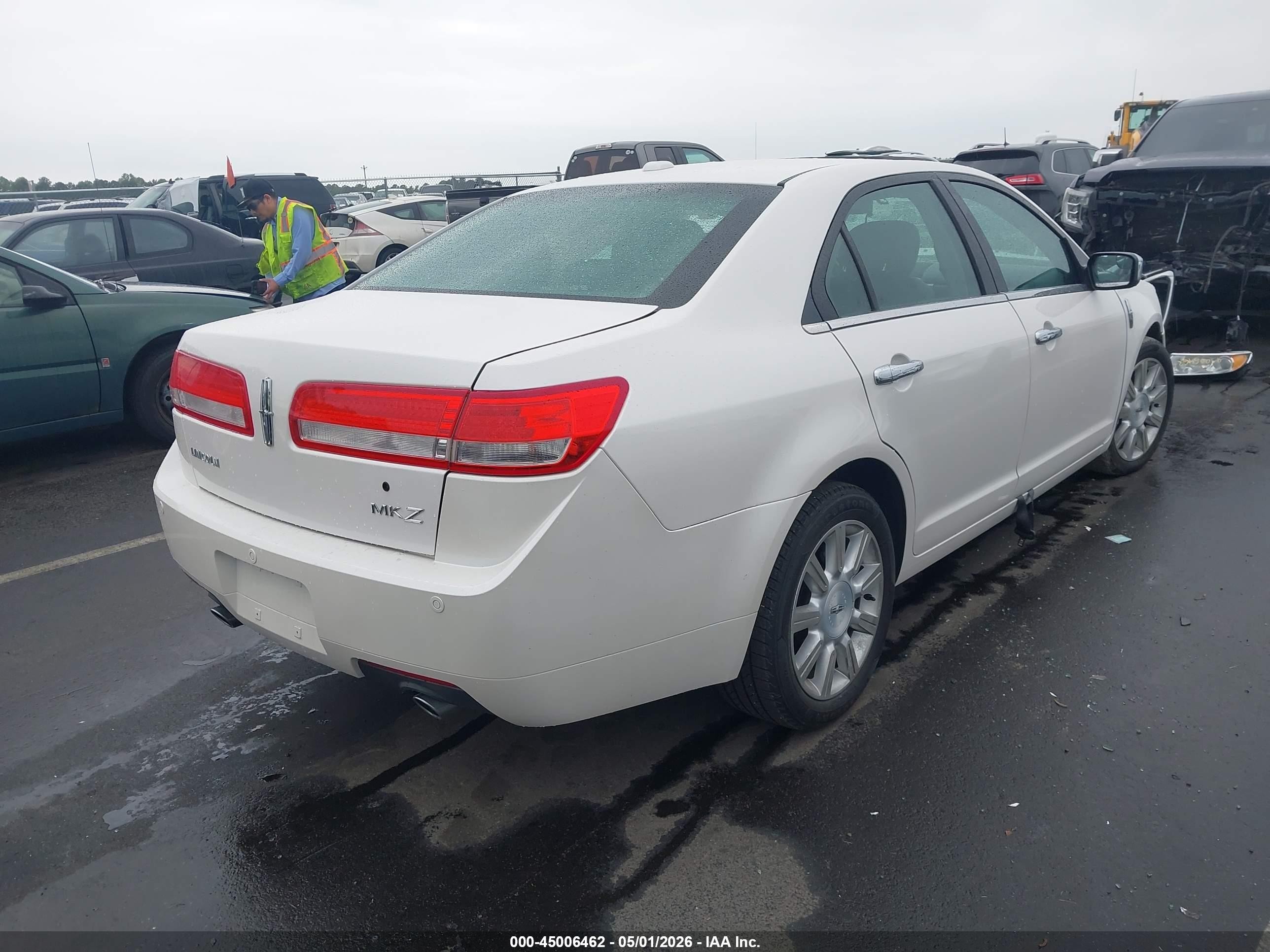 2012 Lincoln Mkz   White vin: 3LNHL2GC3CR824497