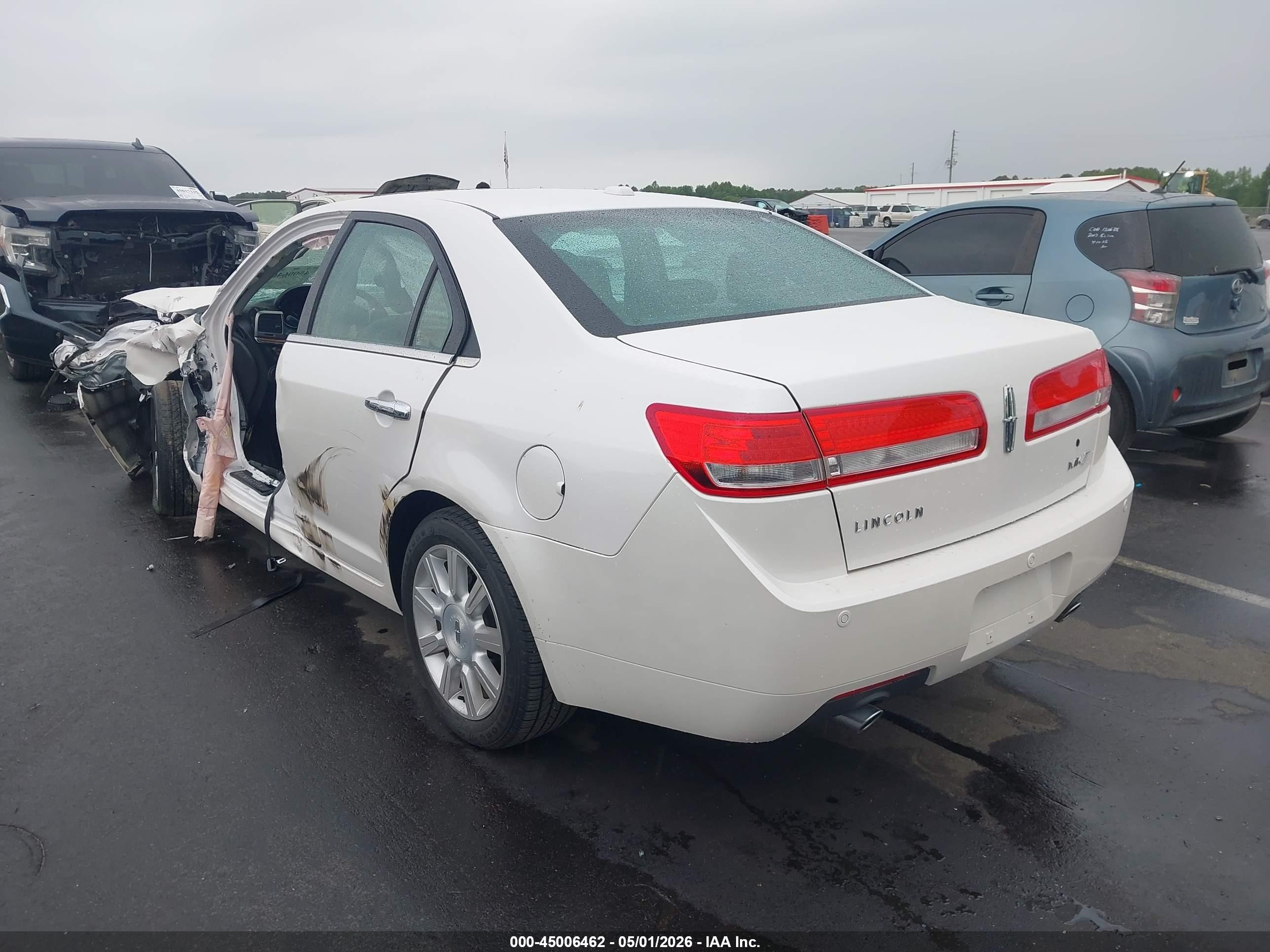 2012 Lincoln Mkz   White vin: 3LNHL2GC3CR824497
