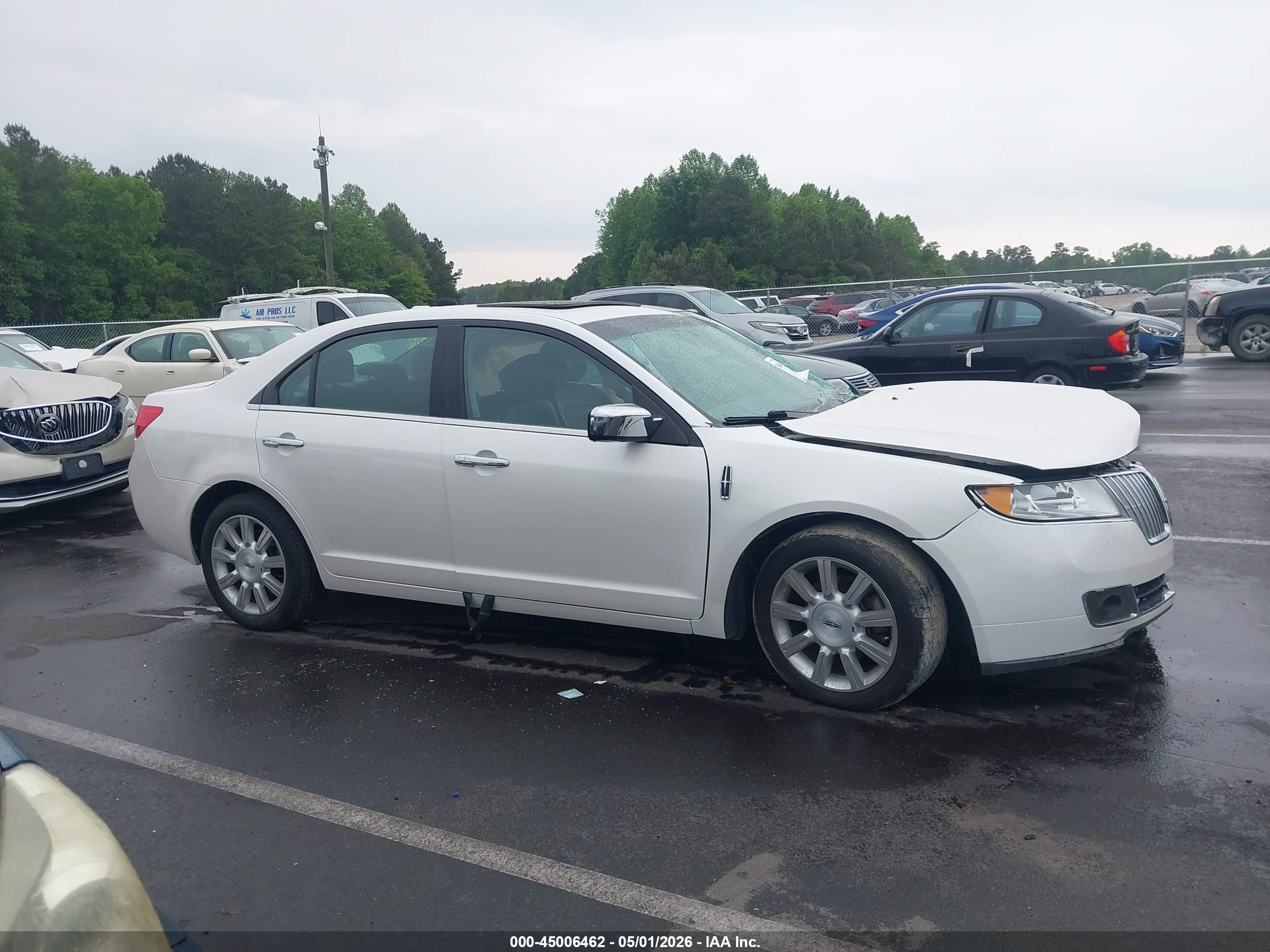 2012 Lincoln Mkz   White vin: 3LNHL2GC3CR824497