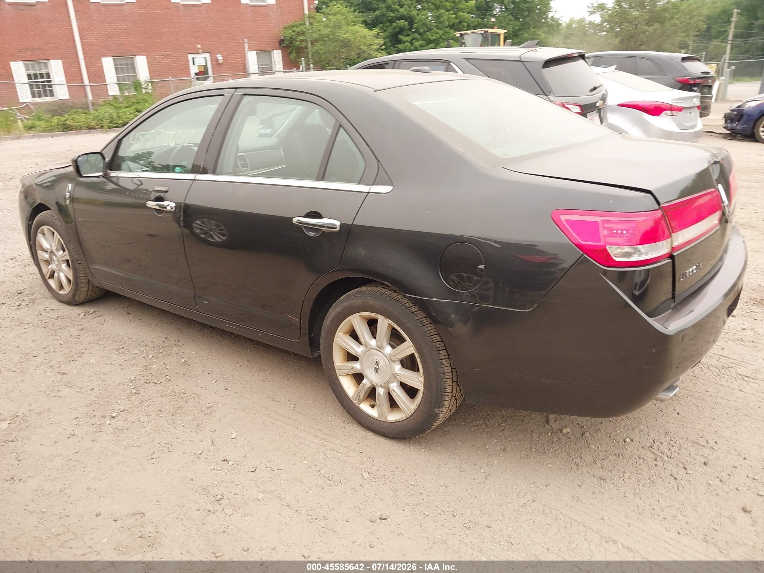 2012 Lincoln Mkz   Black vin: 3LNHL2GC3CR833491