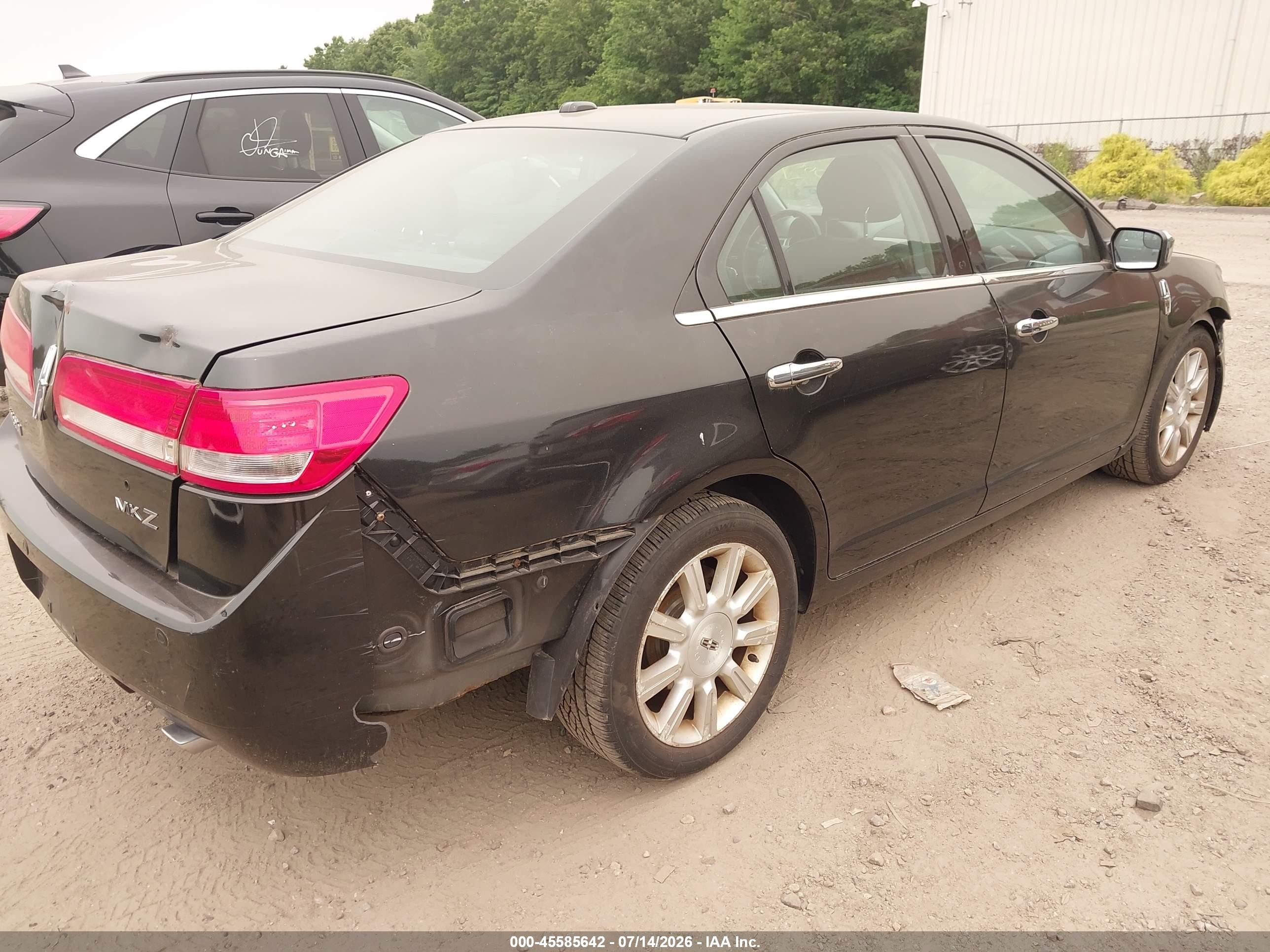 2012 Lincoln Mkz   Black vin: 3LNHL2GC3CR833491