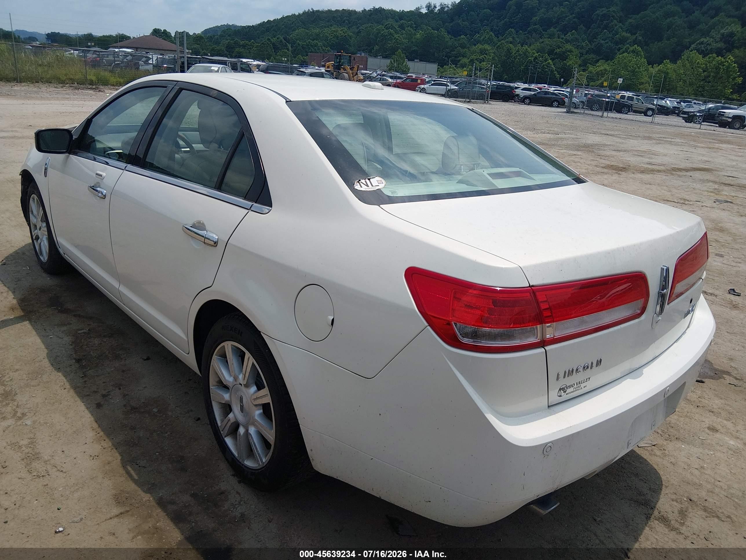 2012 Lincoln Mkz   Белый vin: 3LNHL2GC3CR834124