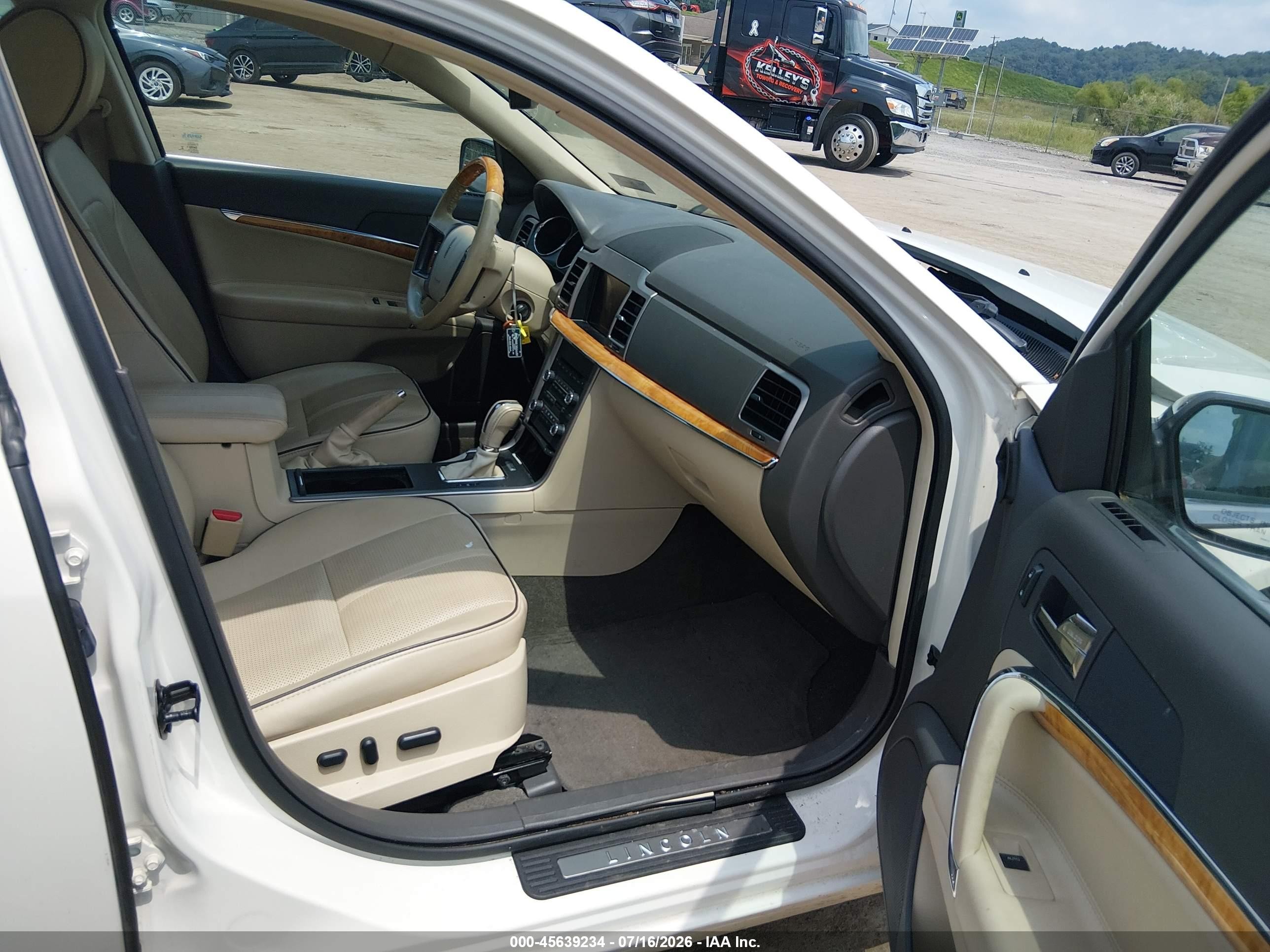 2012 Lincoln Mkz   Белый vin: 3LNHL2GC3CR834124