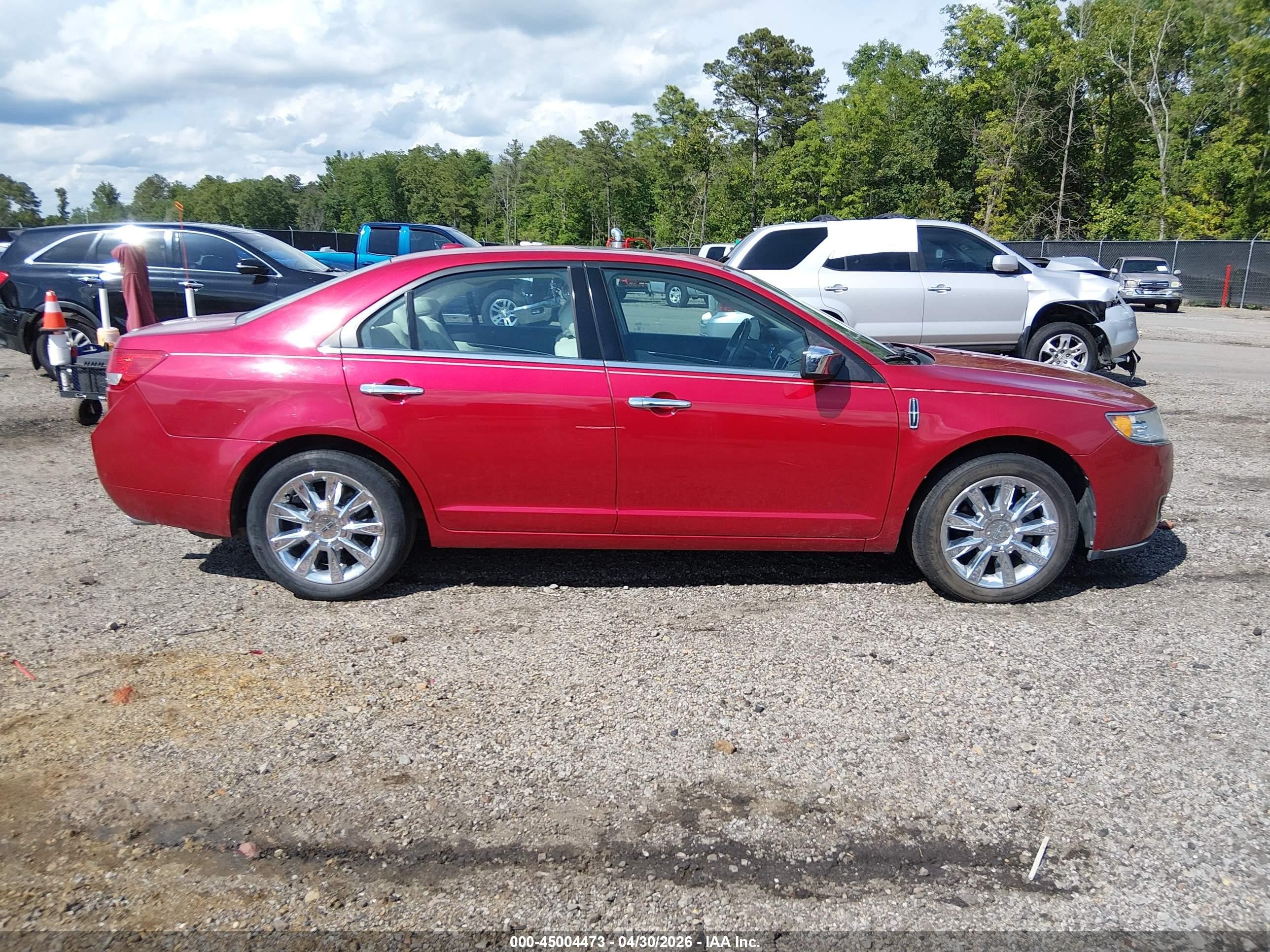 2012 Lincoln Mkz   Red vin: 3LNHL2GC3CR838304