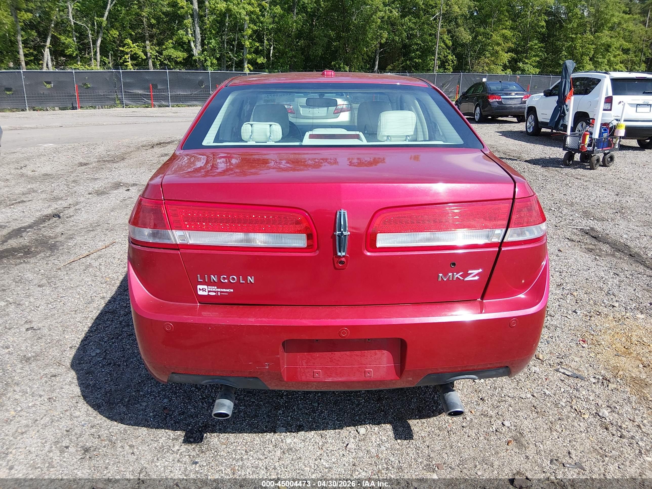 2012 Lincoln Mkz   Red vin: 3LNHL2GC3CR838304