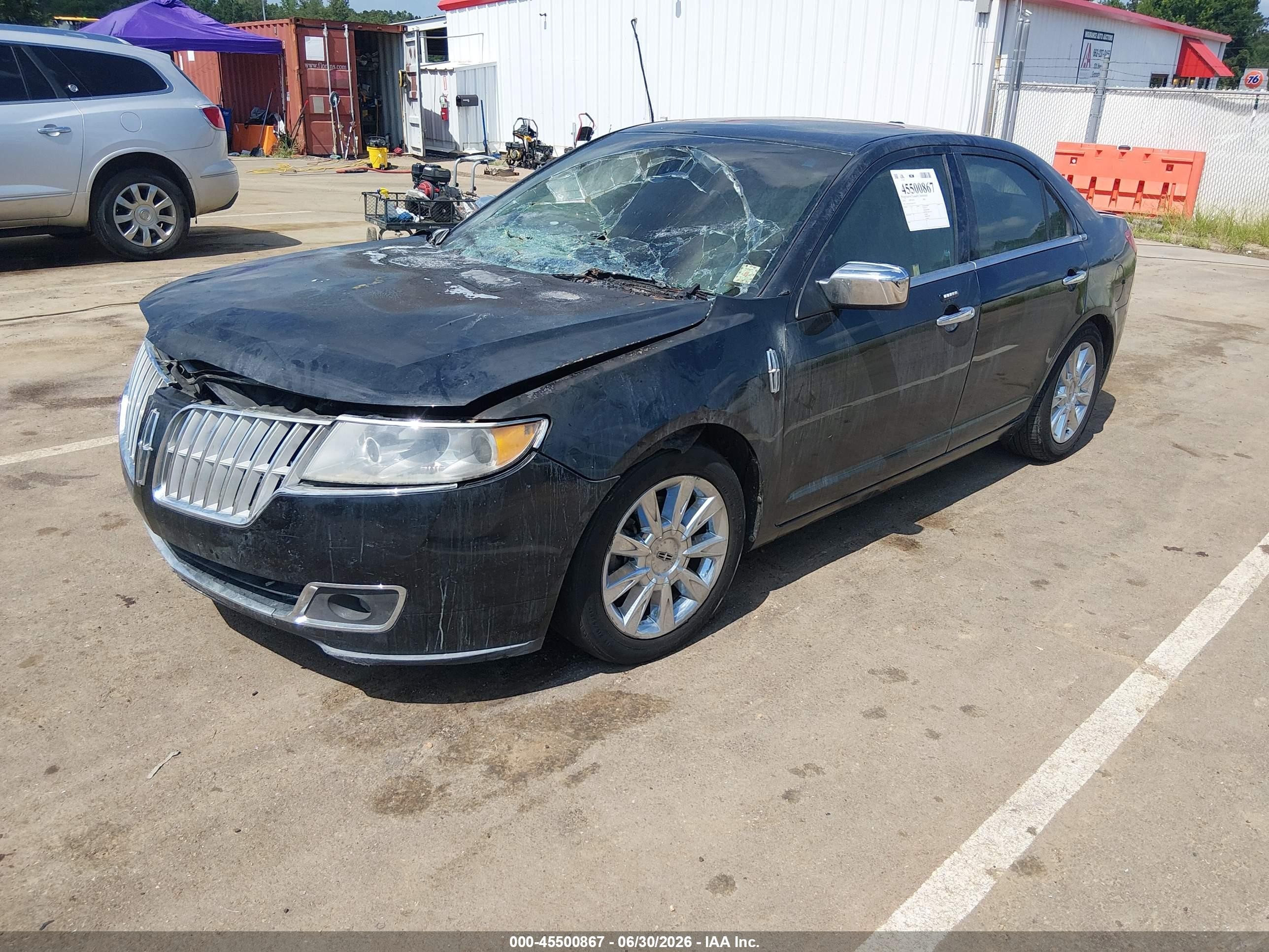 2010 Lincoln Mkz Черный vin: 3LNHL2GC4AR655734