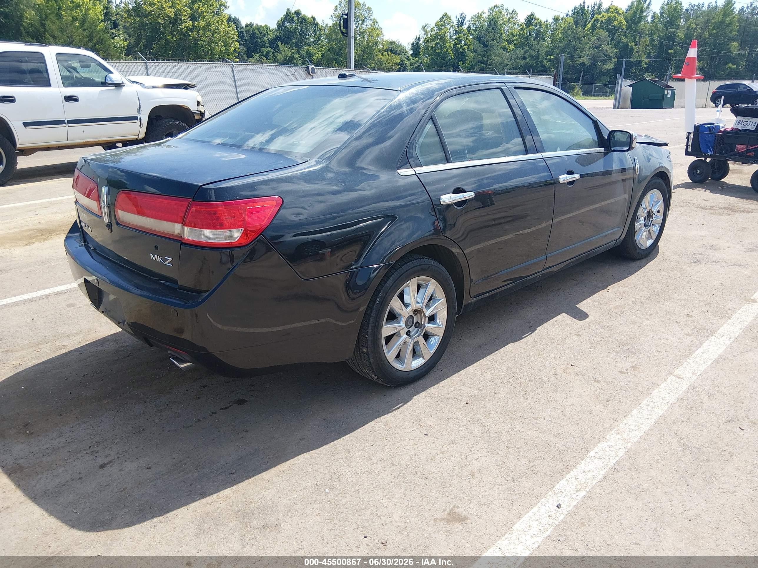 2010 Lincoln Mkz Черный vin: 3LNHL2GC4AR655734
