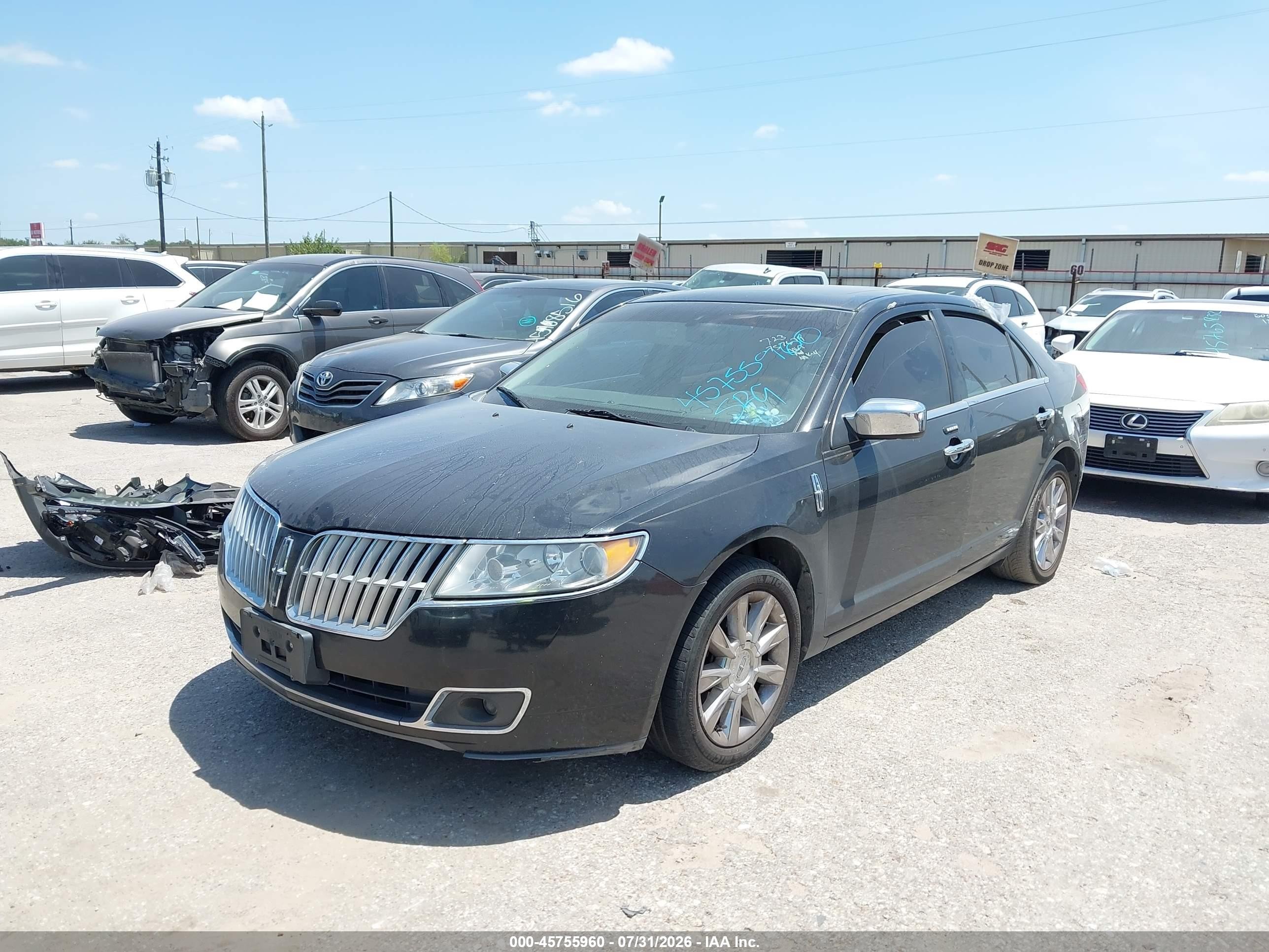 2011 Lincoln Mkz Черный vin: 3LNHL2GC4BR757679