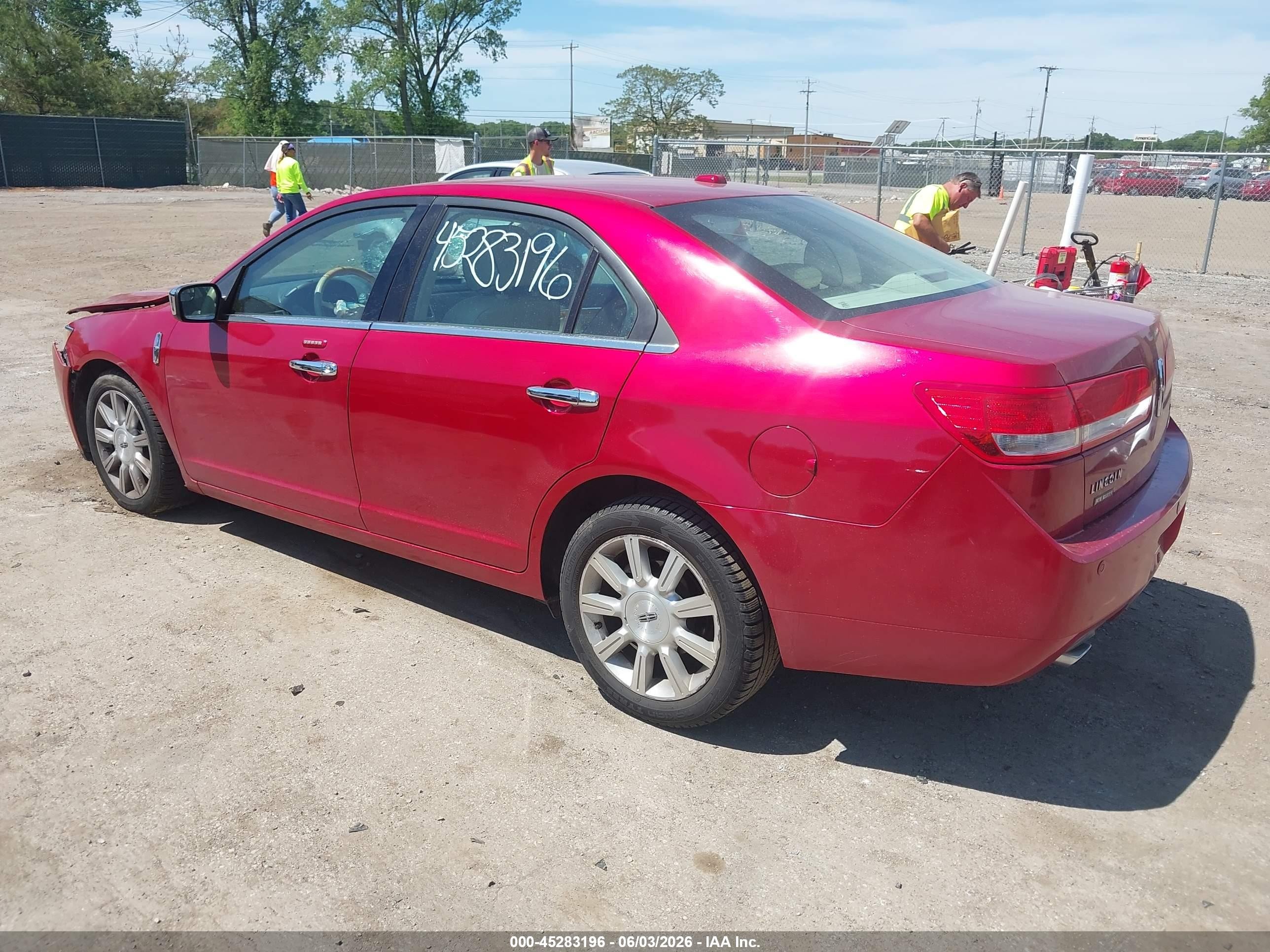 2012 Lincoln Mkz   Красный vin: 3LNHL2GC4CR808986