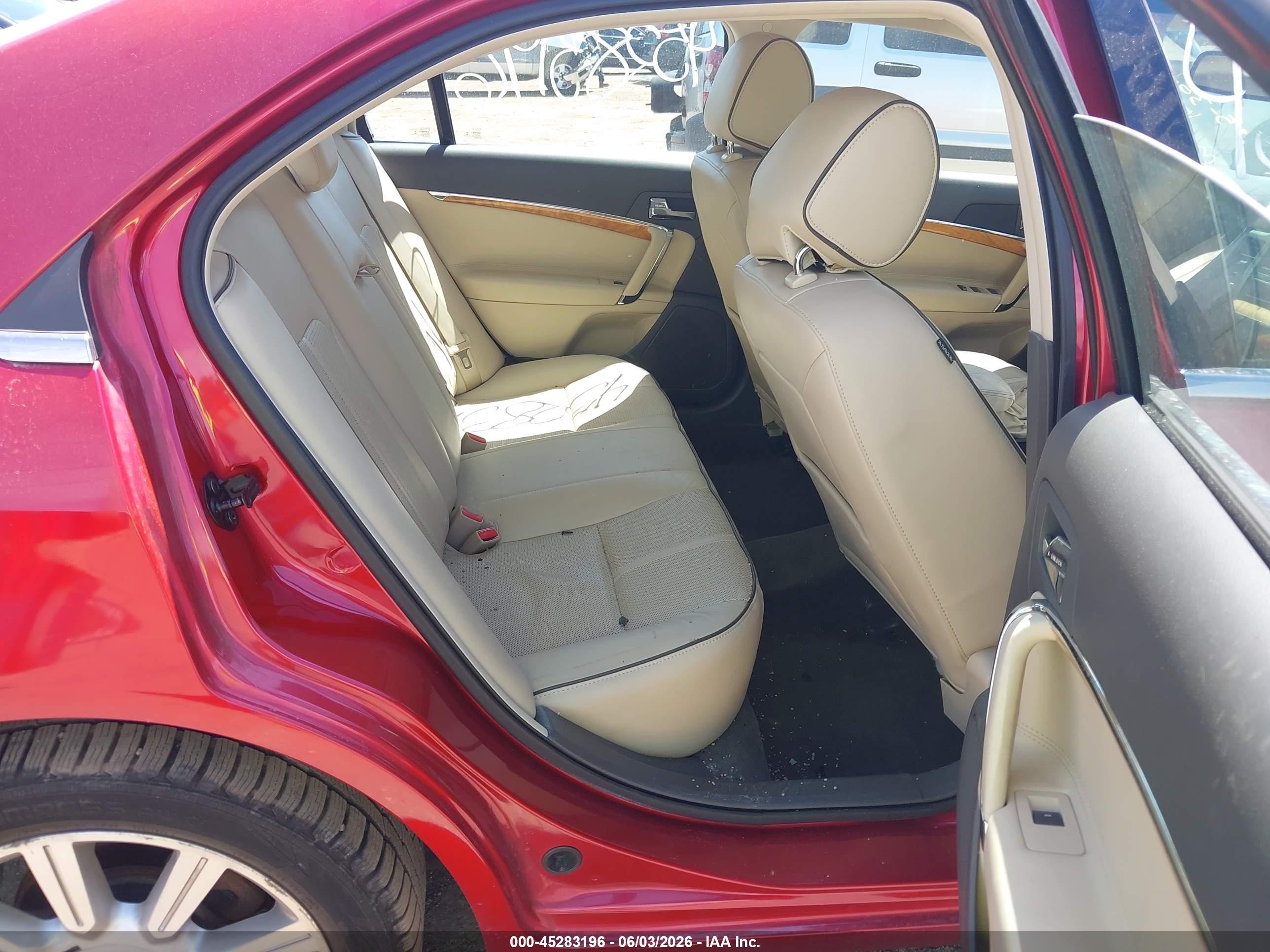 2012 Lincoln Mkz   Красный vin: 3LNHL2GC4CR808986
