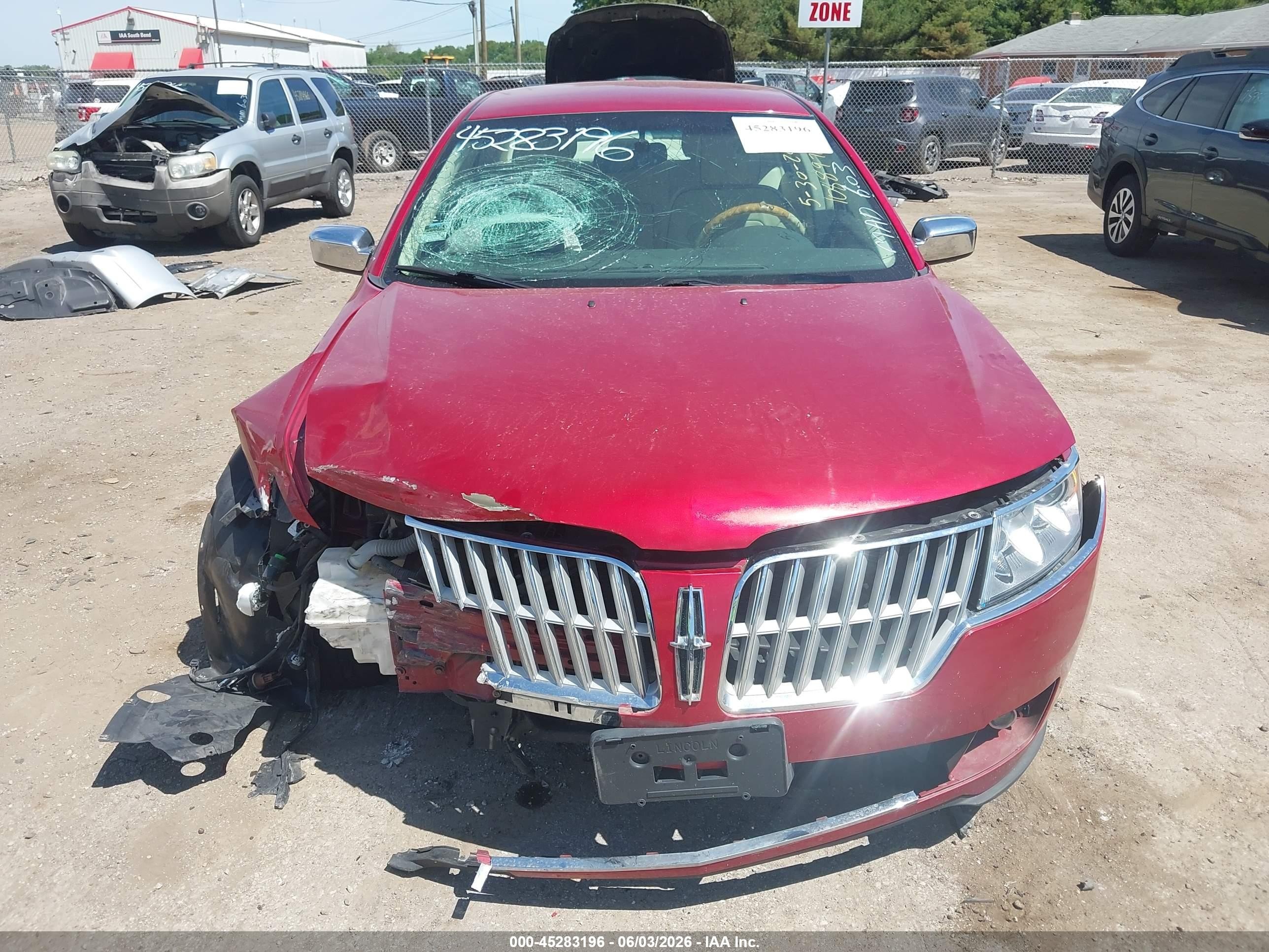 2012 Lincoln Mkz   Красный vin: 3LNHL2GC4CR808986