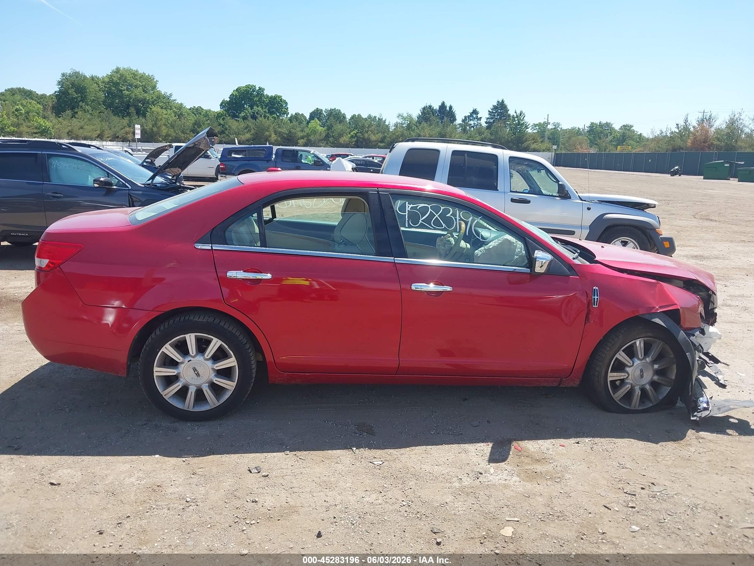 2012 Lincoln Mkz   Красный vin: 3LNHL2GC4CR808986