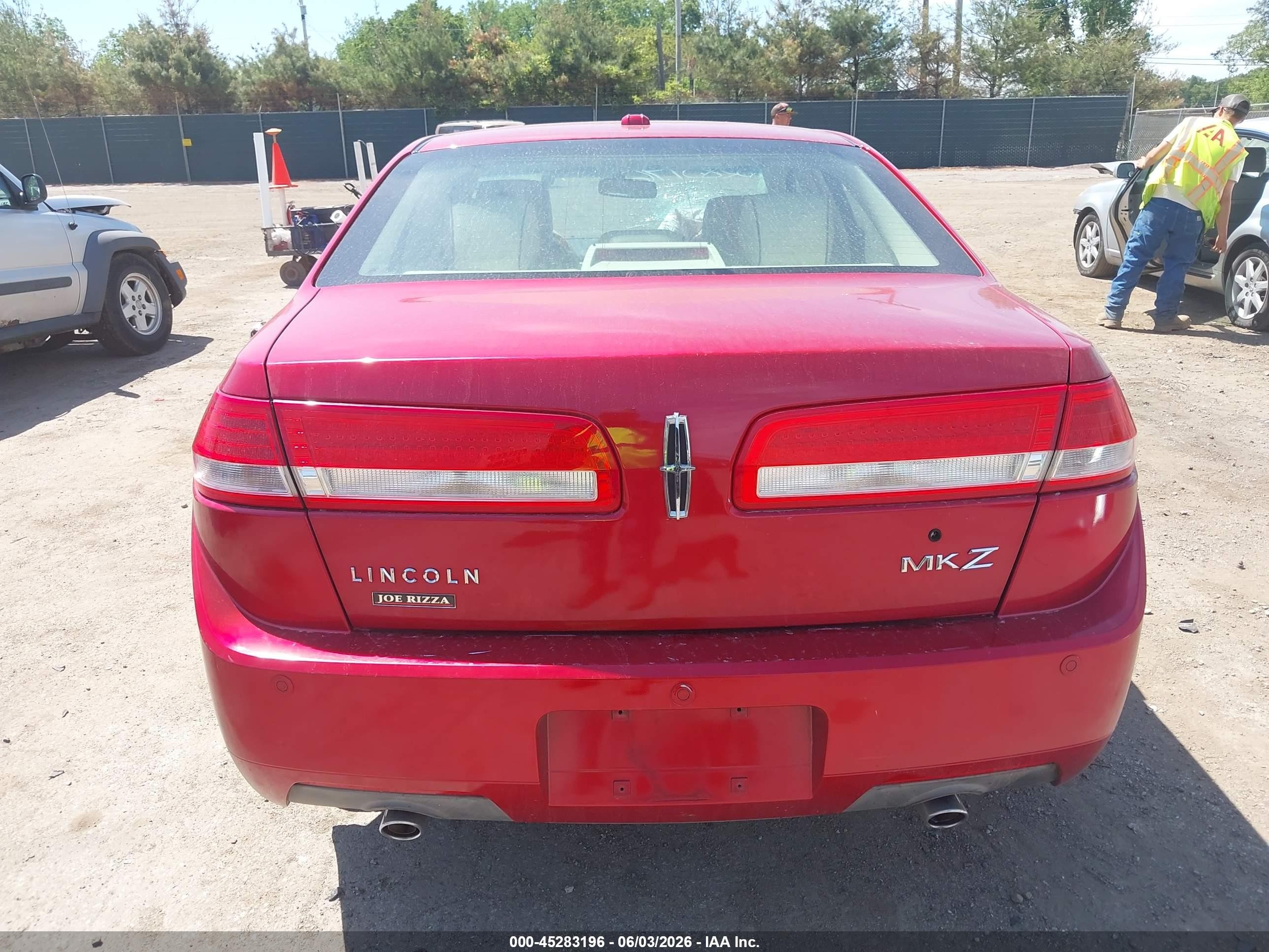 2012 Lincoln Mkz   Красный vin: 3LNHL2GC4CR808986