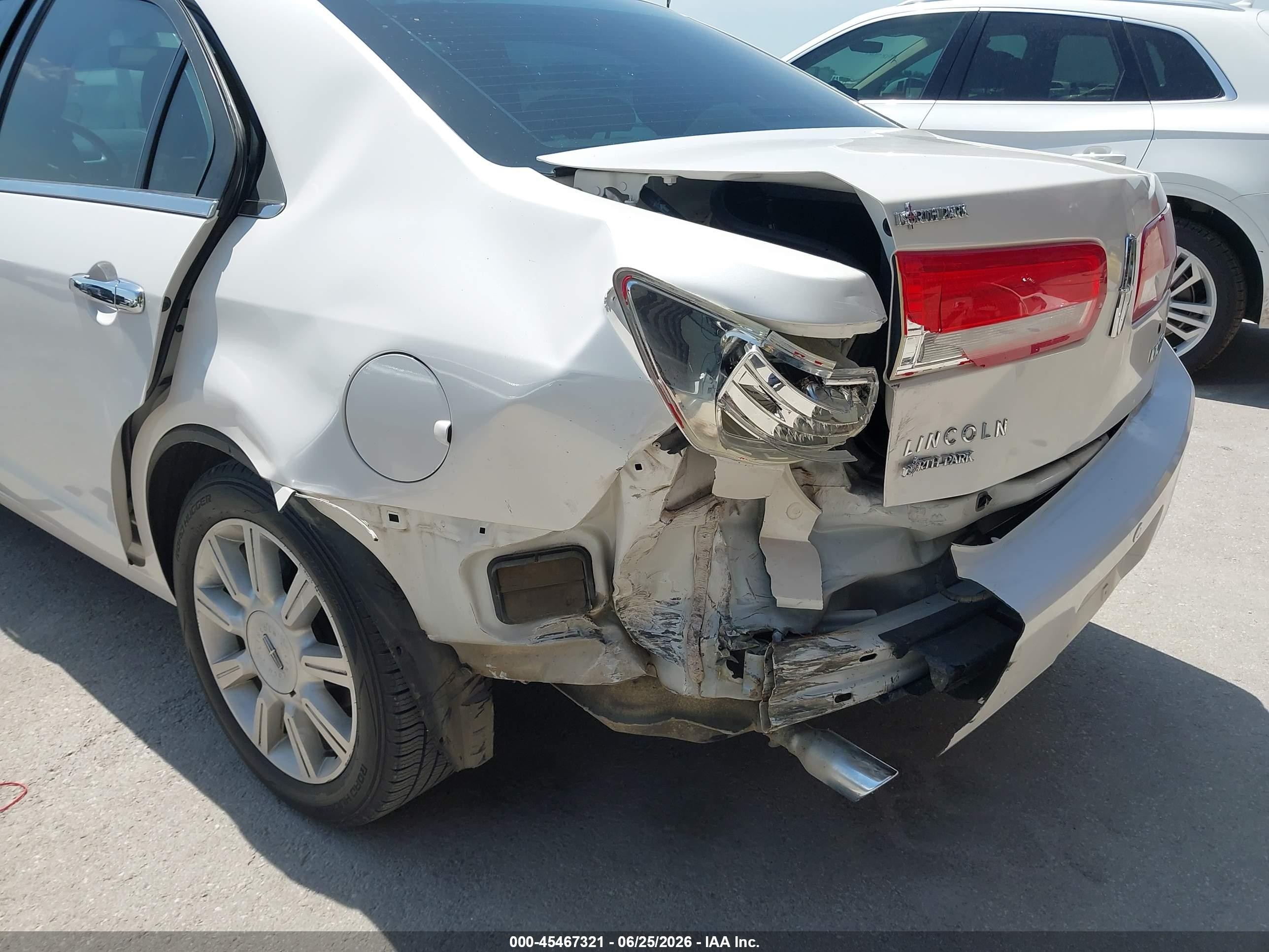 2012 Lincoln Mkz   White vin: 3LNHL2GC4CR814139