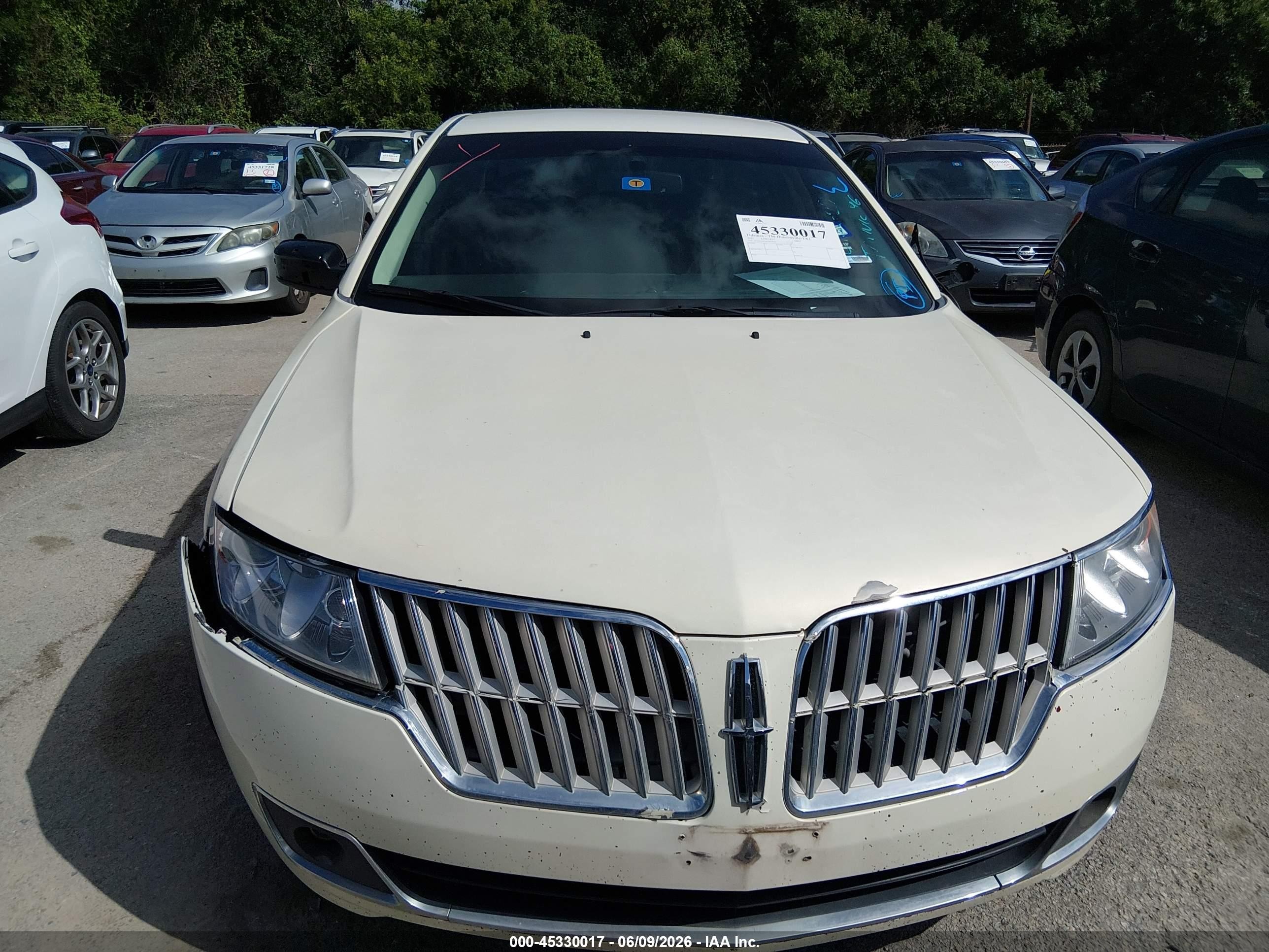2012 Lincoln Mkz   Champagne vin: 3LNHL2GC4CR815629