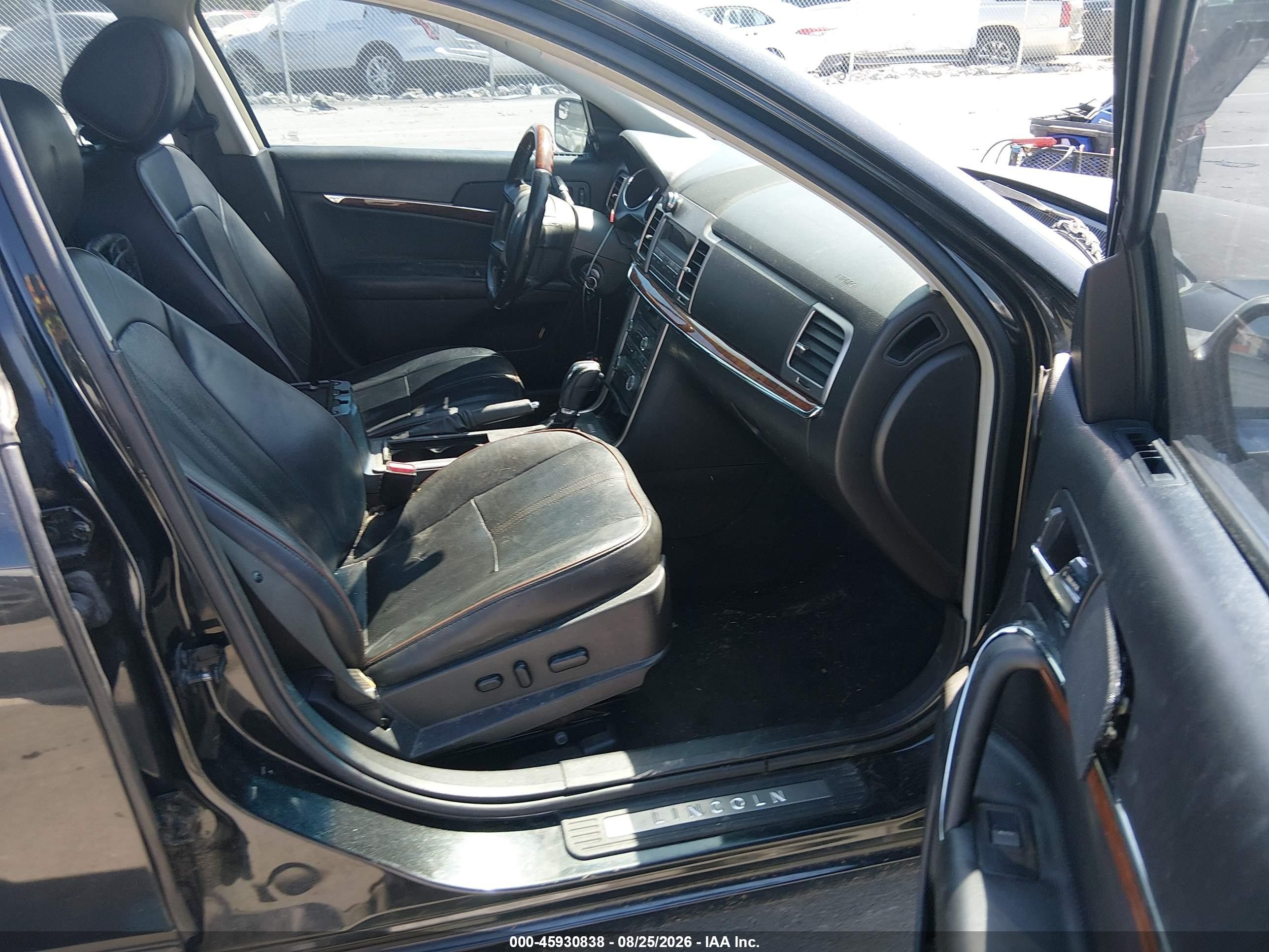 2012 Lincoln Mkz Black vin: 3LNHL2GC4CR838540