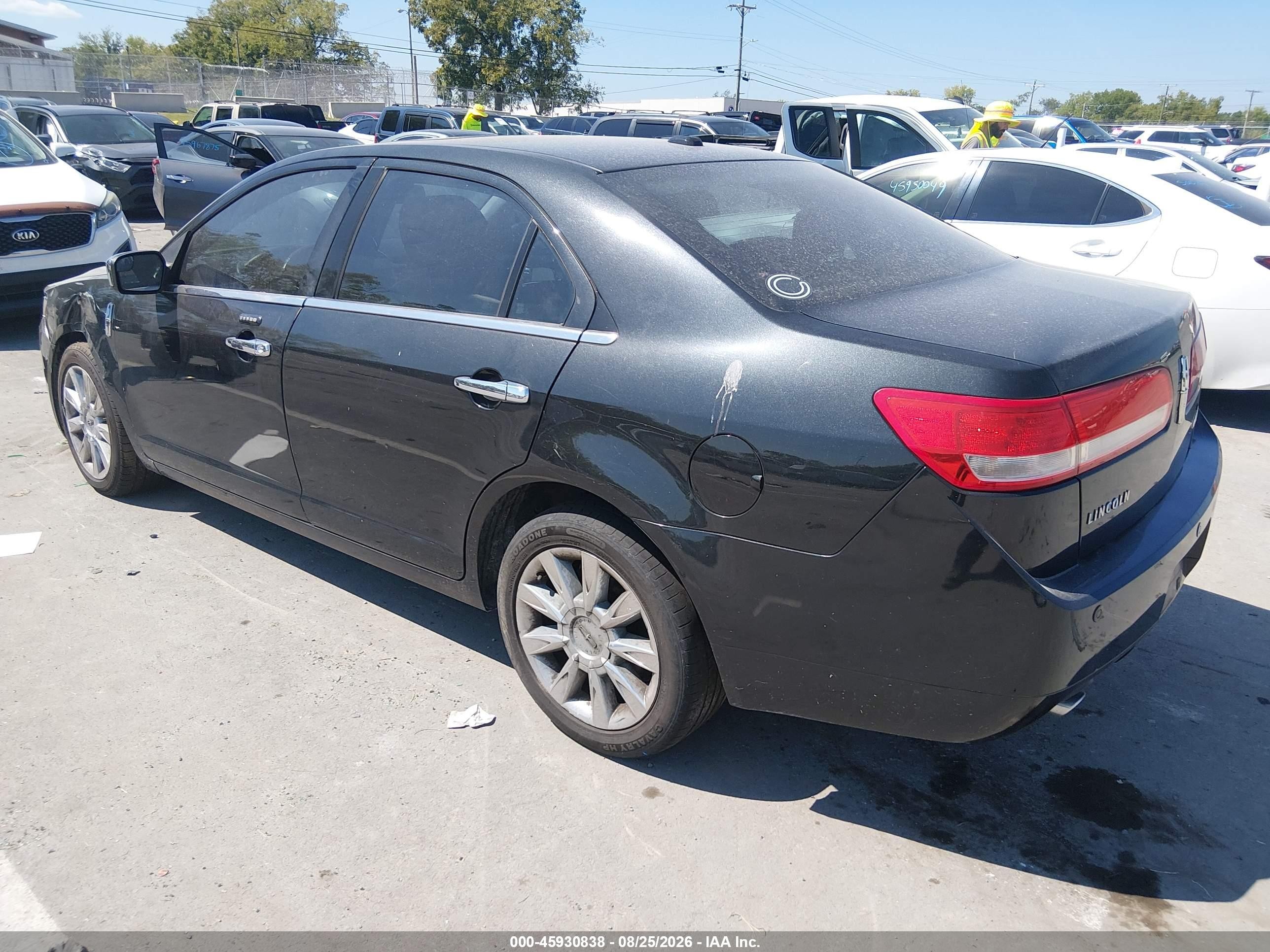 2012 Lincoln Mkz Black vin: 3LNHL2GC4CR838540