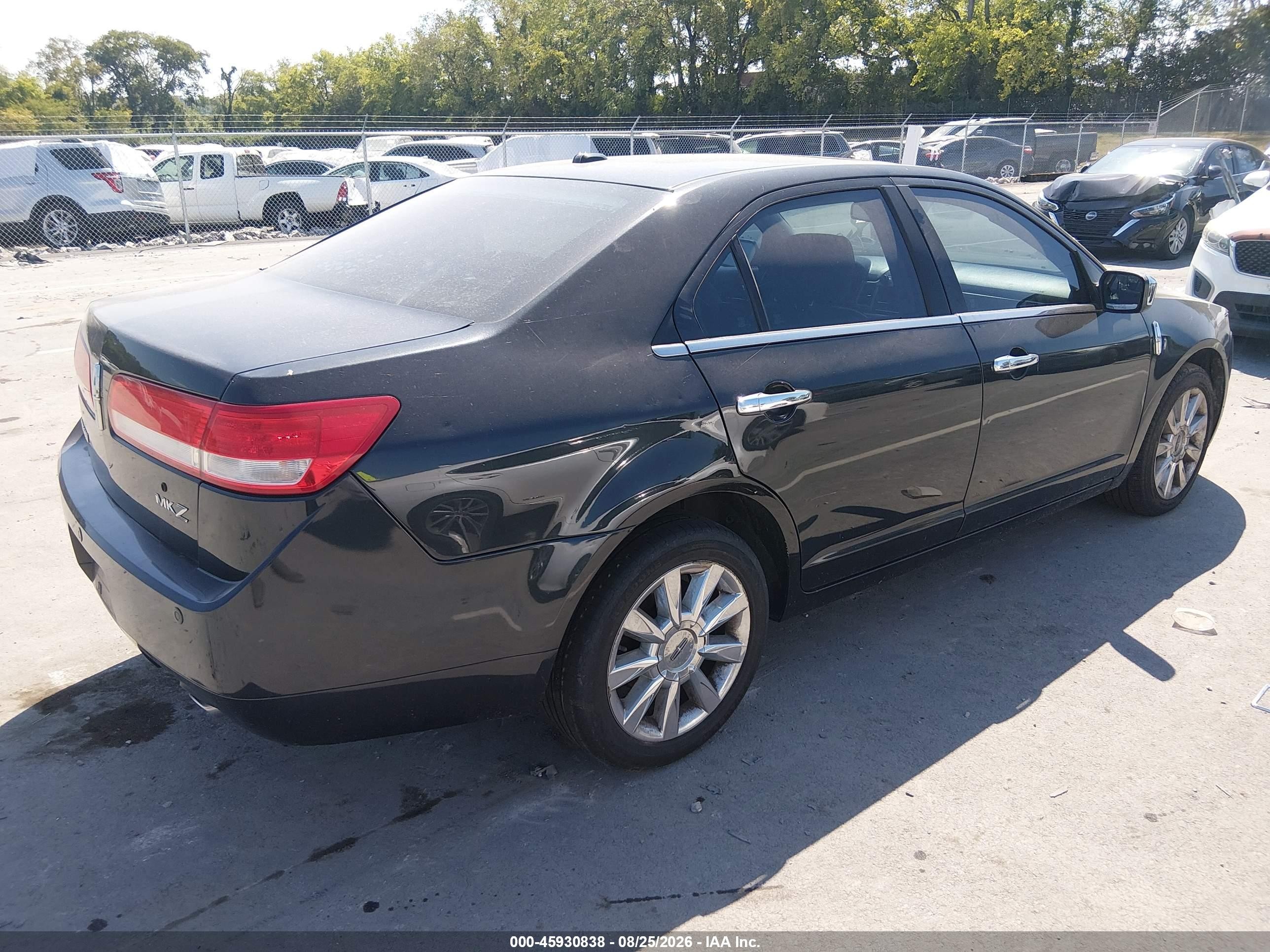 2012 Lincoln Mkz Black vin: 3LNHL2GC4CR838540