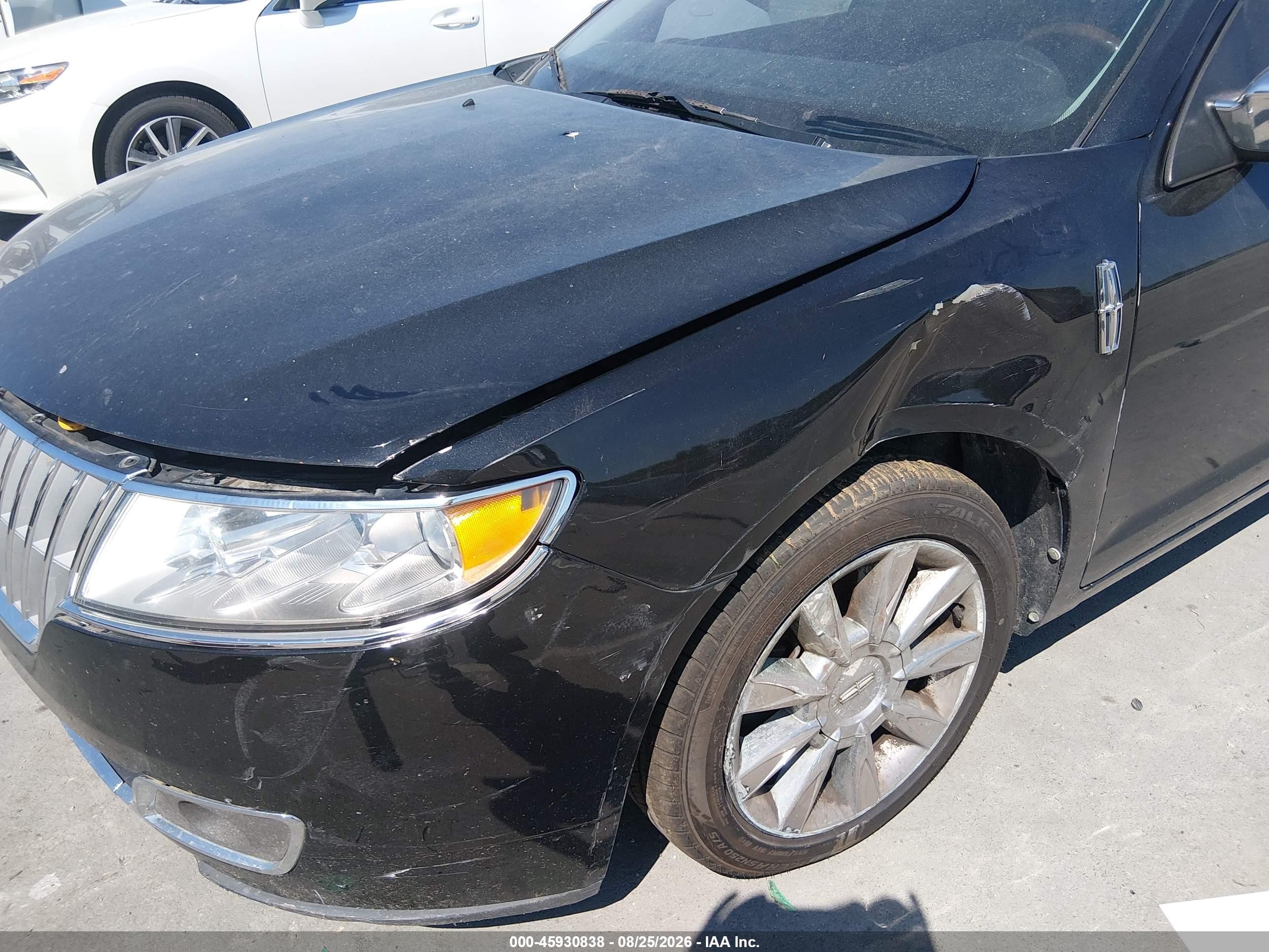 2012 Lincoln Mkz Black vin: 3LNHL2GC4CR838540