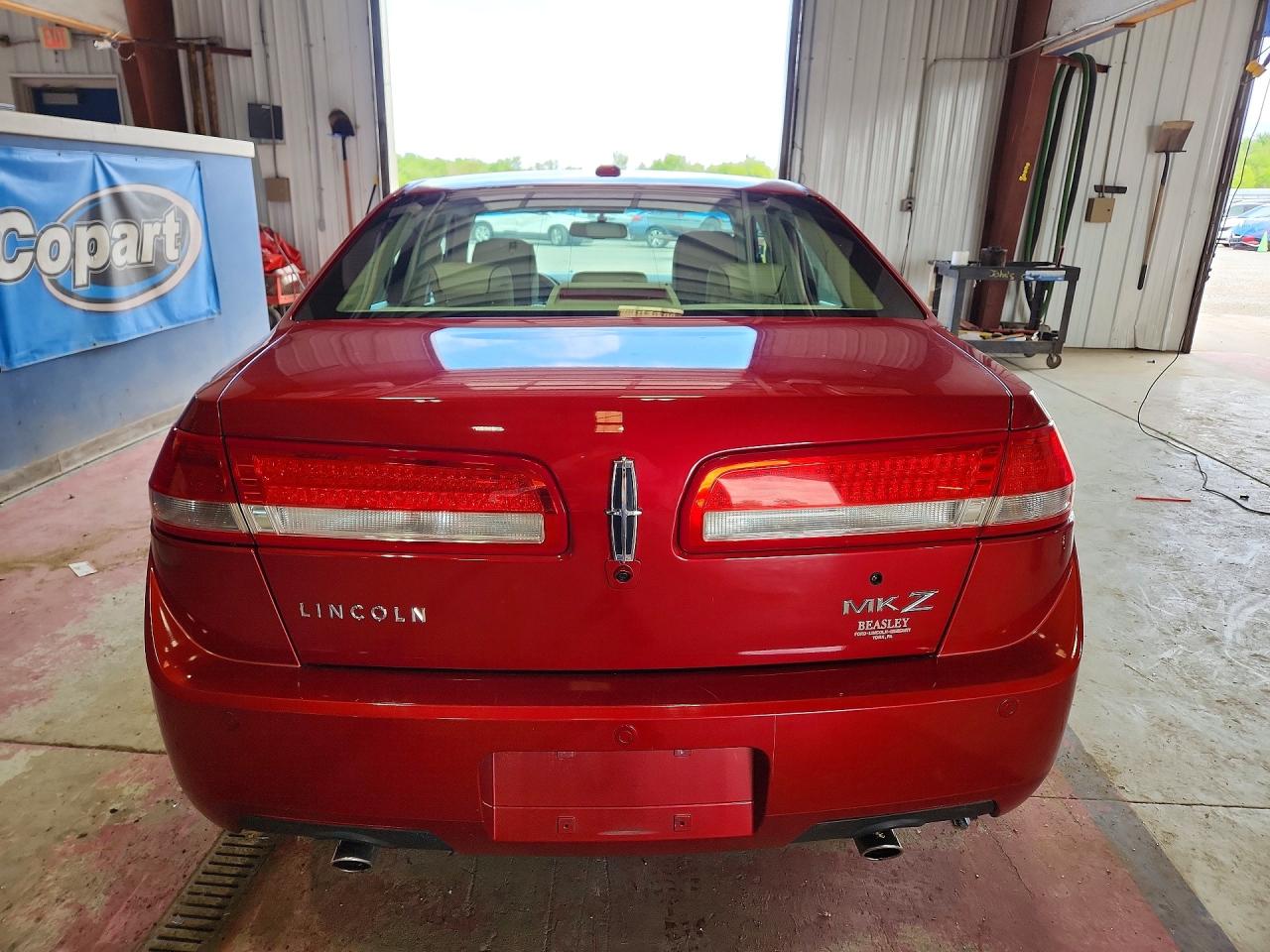 2010 Lincoln Mkz Red vin: 3LNHL2GC5AR755003