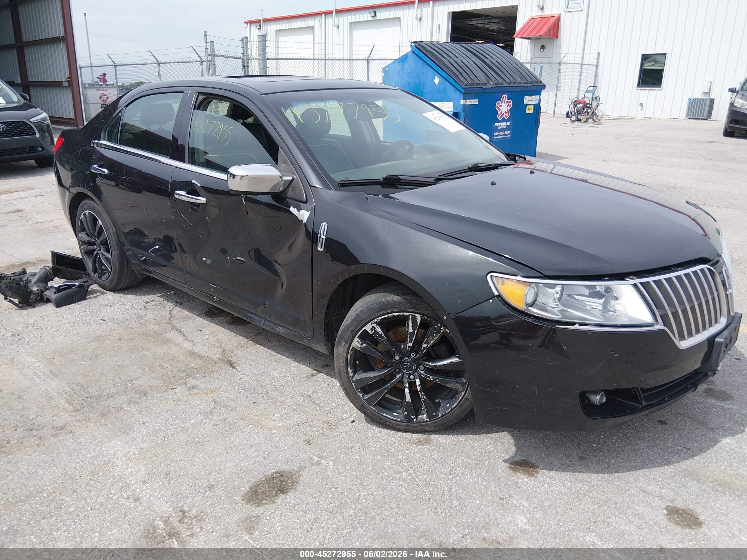 2011 Lincoln Mkz   Черный vin: 3LNHL2GC5BR761157