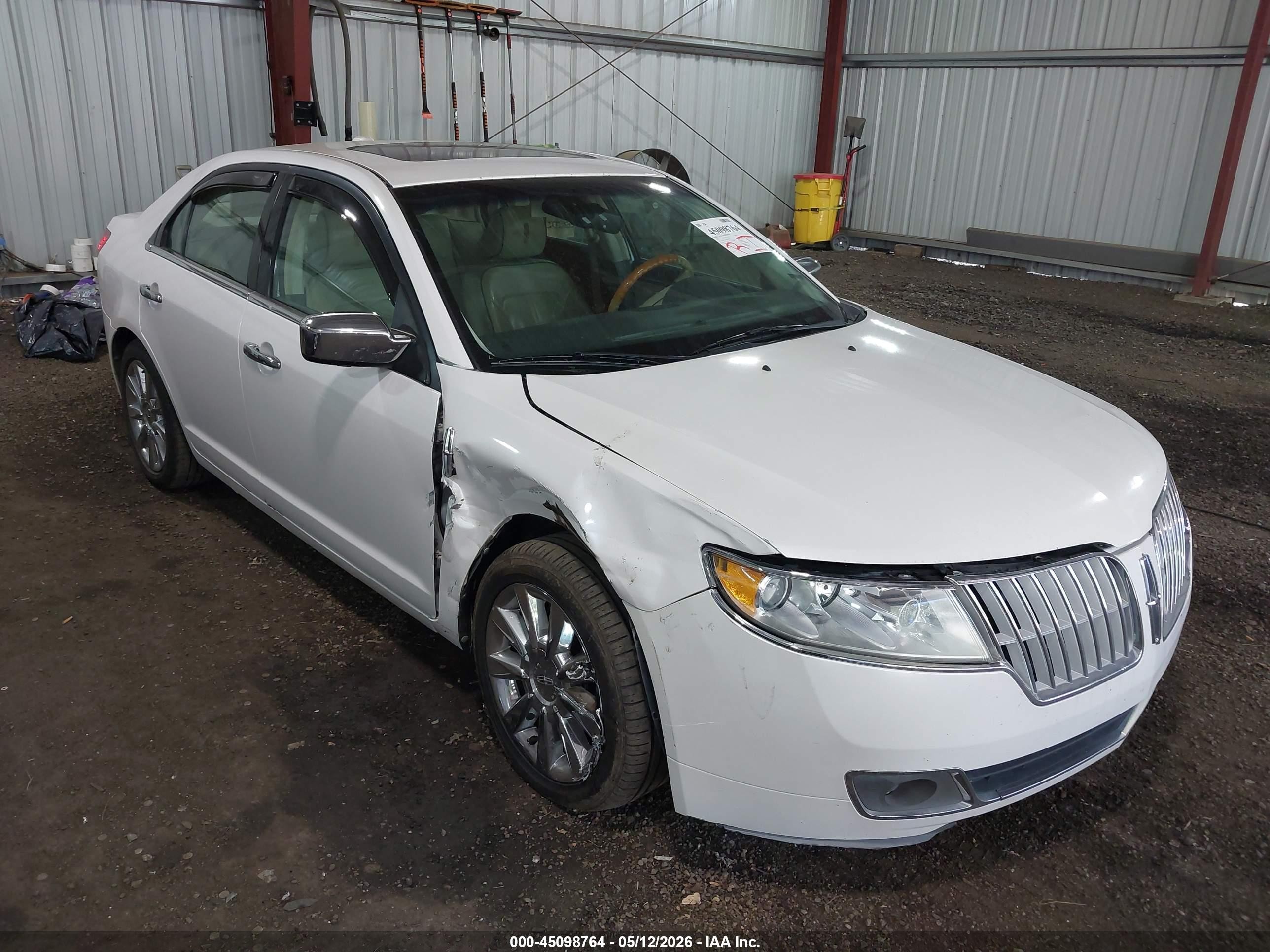 2011 Lincoln Mkz   White vin: 3LNHL2GC5BR763152