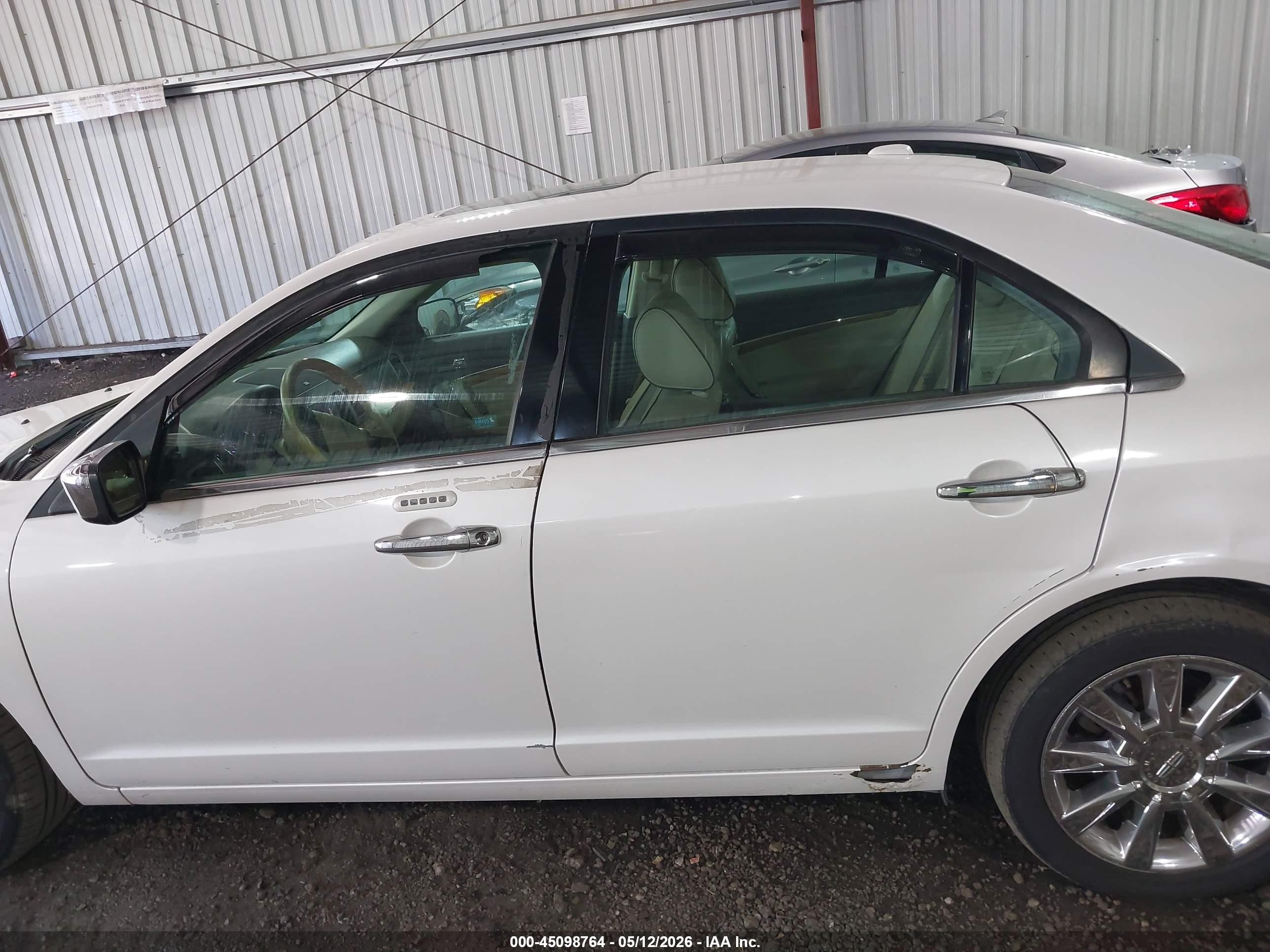 2011 Lincoln Mkz   White vin: 3LNHL2GC5BR763152