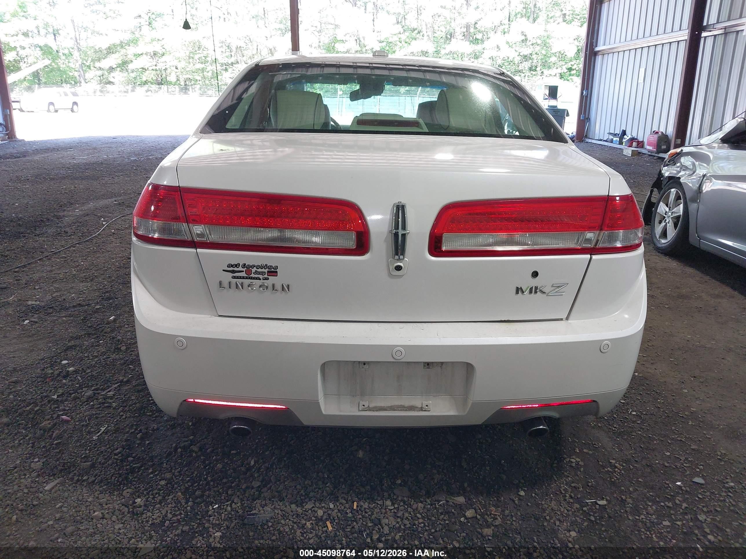 2011 Lincoln Mkz   White vin: 3LNHL2GC5BR763152
