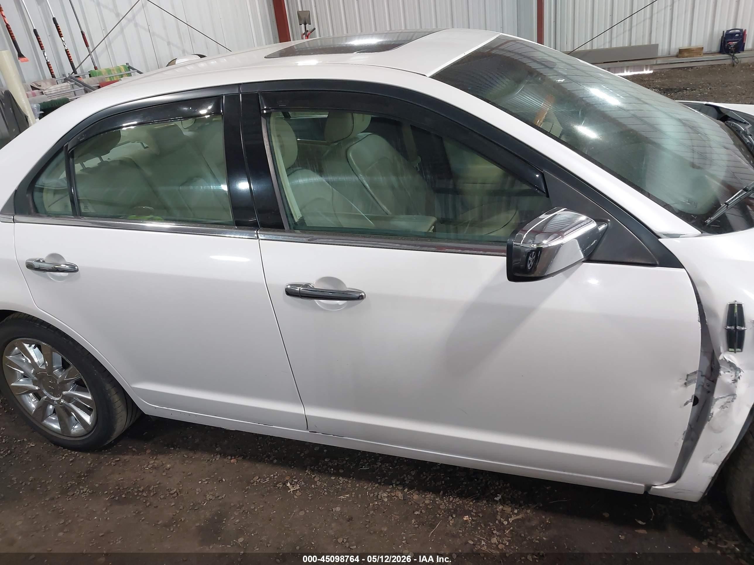 2011 Lincoln Mkz   White vin: 3LNHL2GC5BR763152