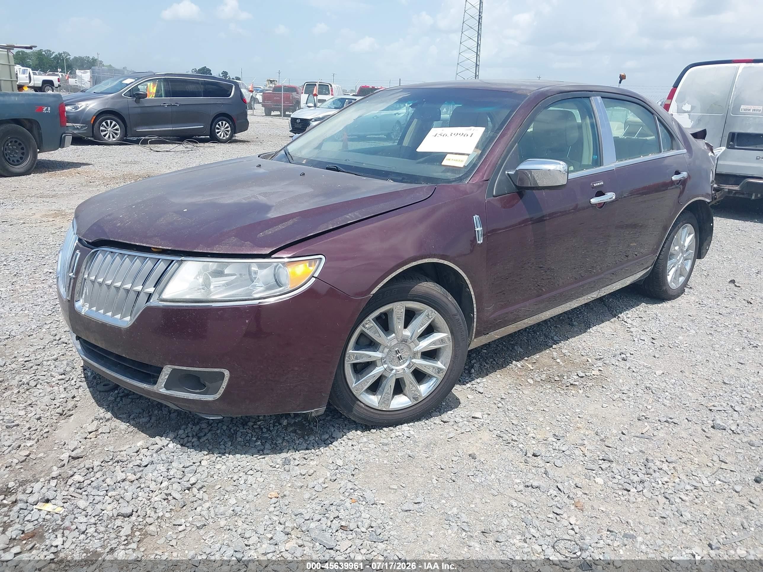 2011 Lincoln Mkz   Purple vin: 3LNHL2GC5BR769162