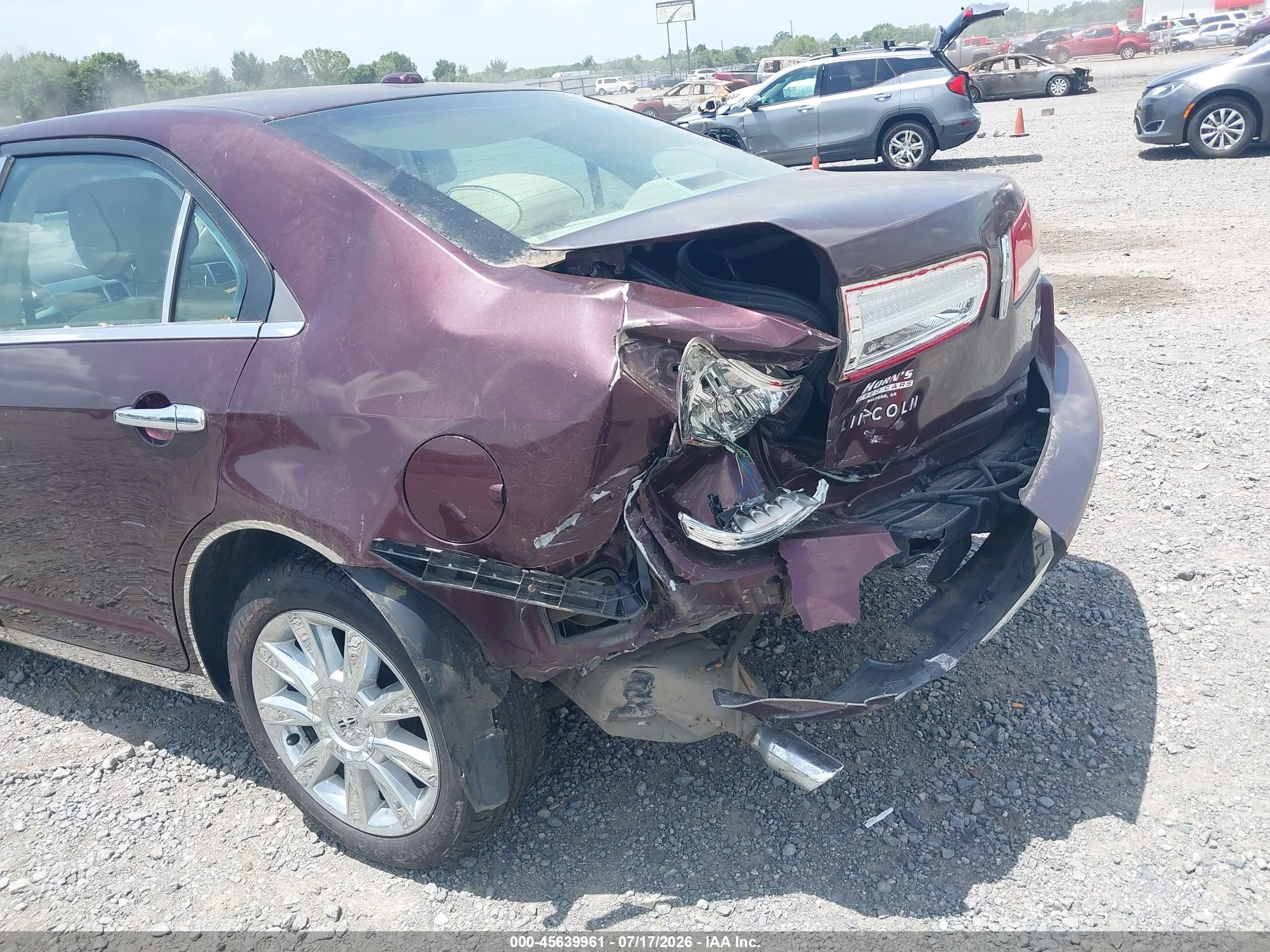 2011 Lincoln Mkz   Purple vin: 3LNHL2GC5BR769162